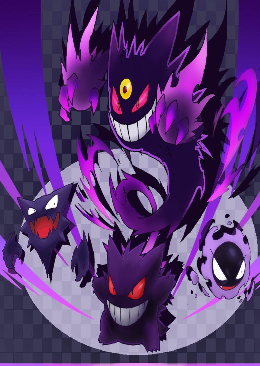 1068x1500 Gengar Wallpaper for Android