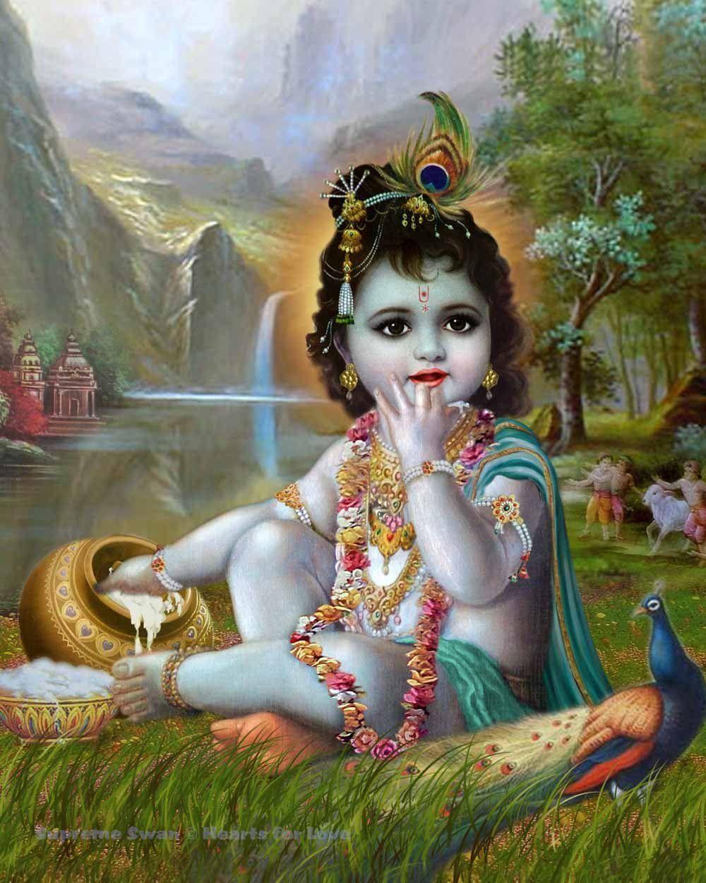 Baby Lord Krishna Wallpapers - Top Free Baby Lord Krishna ...