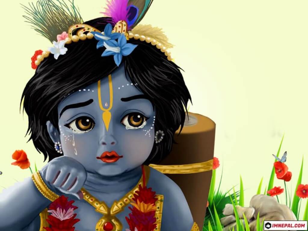1024x768 Các bức ảnh tuyệt vời của em bé Krishna trên hạnh phúc Janmashtami 2020