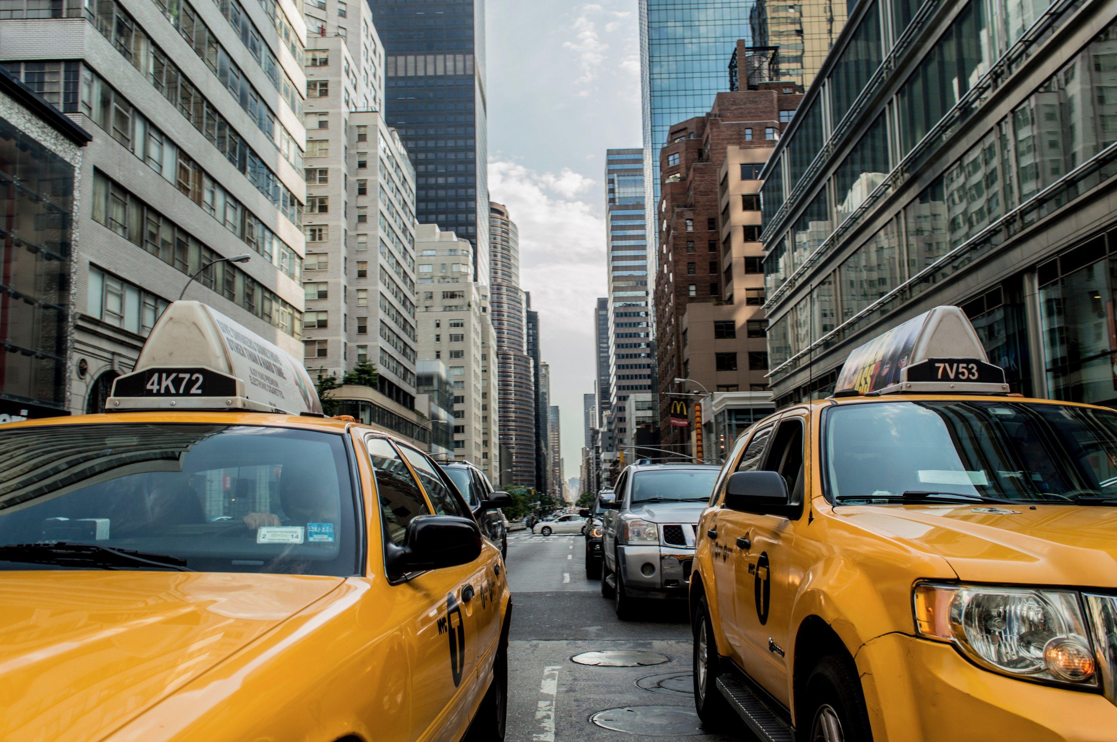 3840x2553 Wallpaper / taxi cab traffic cab new york street road nyc 4k wallpaper