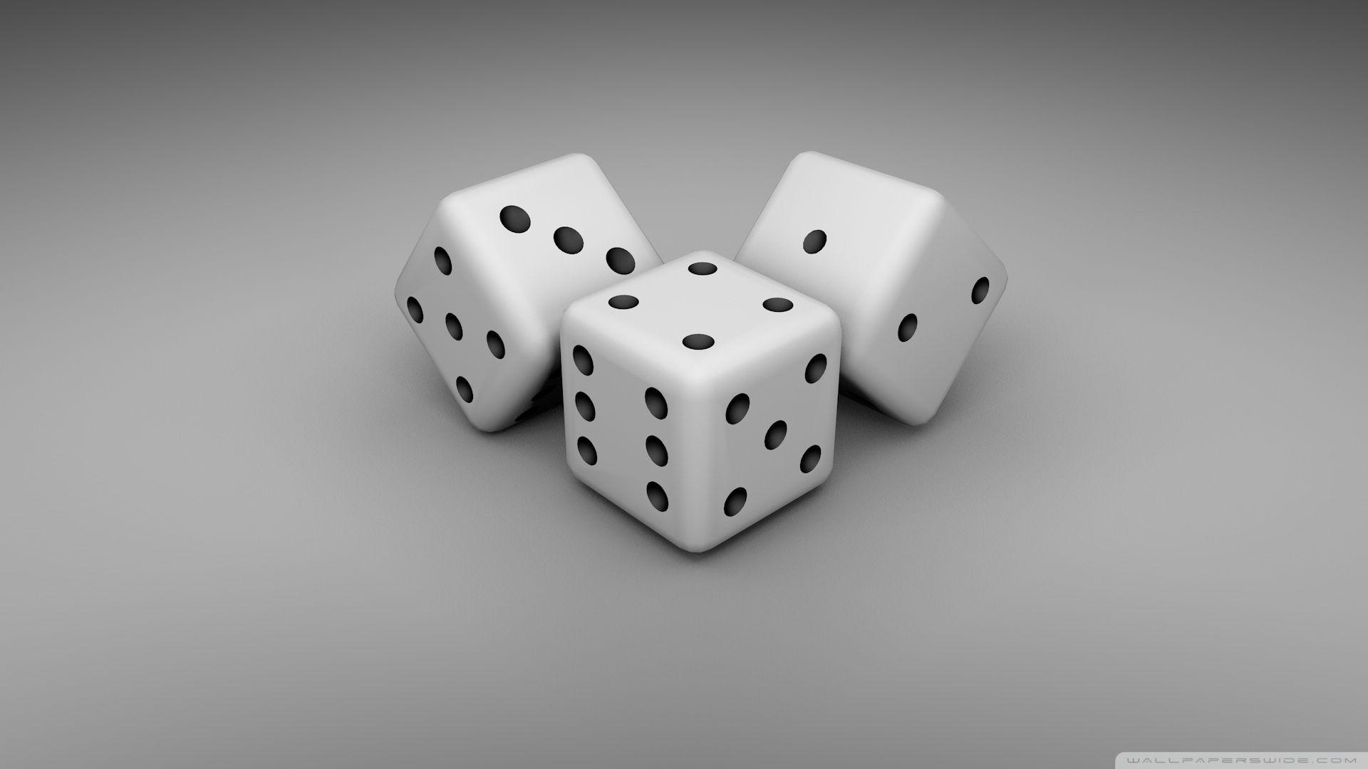 1920x1080 White Dice Ultra HD Desktop Background Wallpaper for 4K UHD TV : Widescreen & UltraWide Desktop & Laptop : Tablet