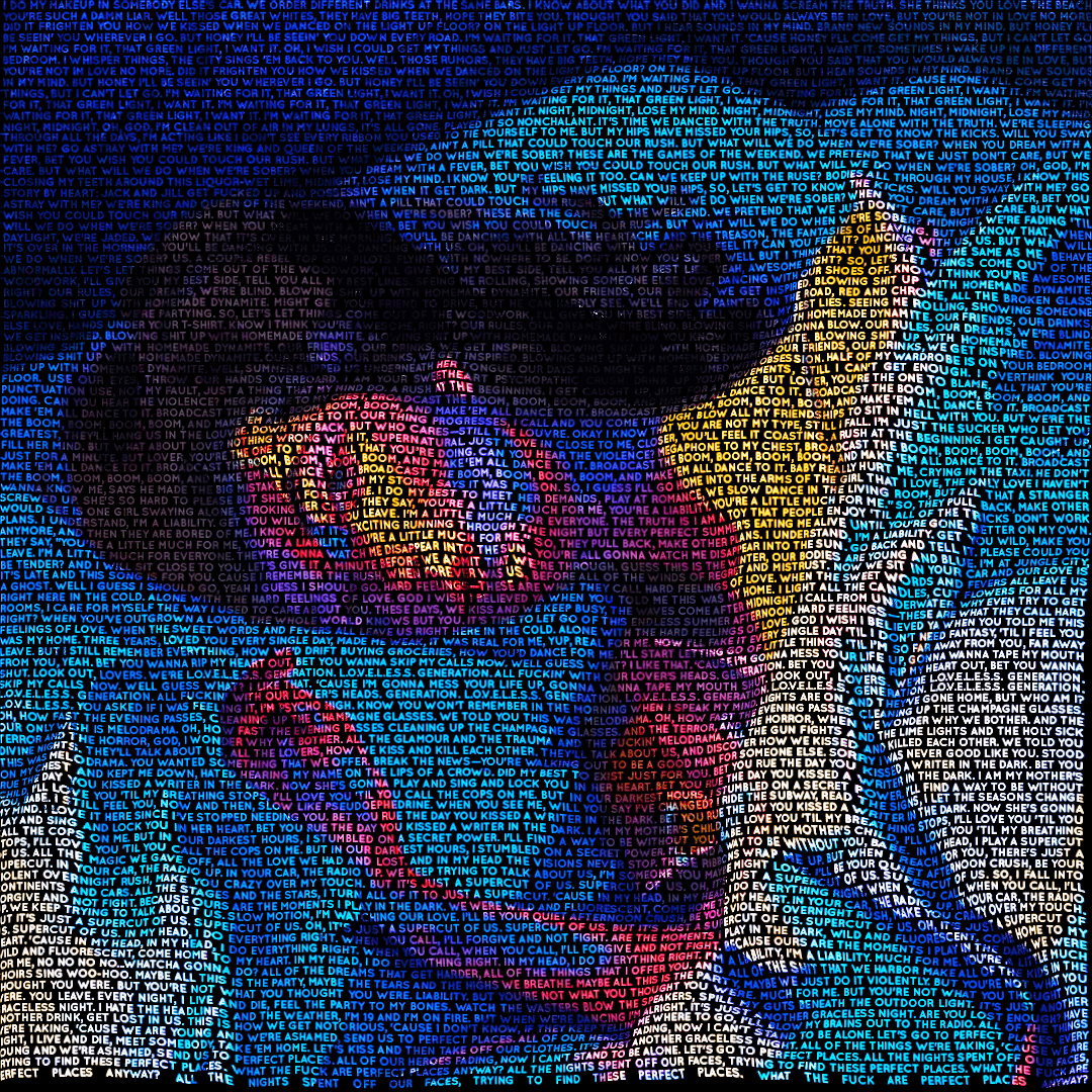 1080x1080 Hasbeenbiue: - #art #i #love #lyrics #melodrama #this #wow