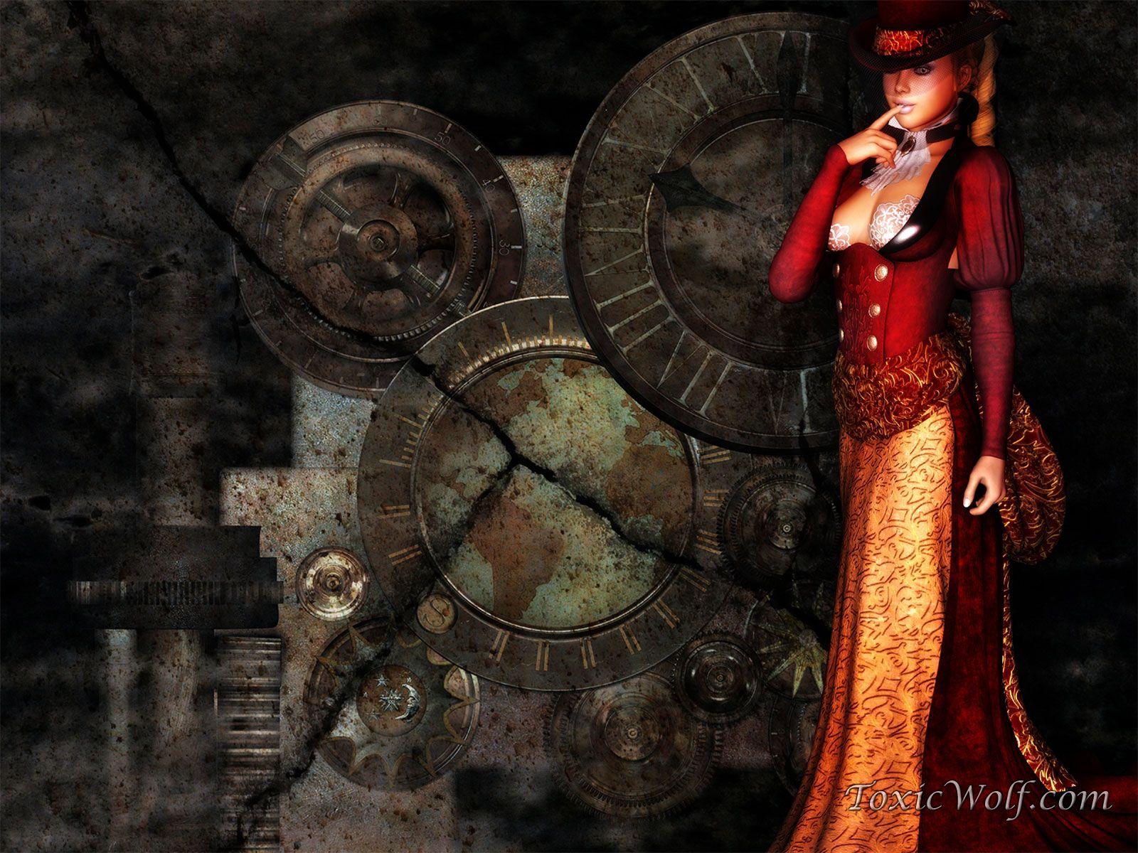 HD wallpaper: Steampunk Trains Fantastic world Technics Chain Fantasy |  Wallpaper Flare