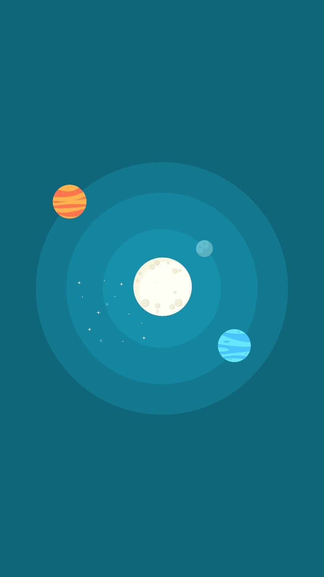 1125x2000 Flat Design illustration collection. Wallpaper galaxy, Papel de parede espaço, Planos de fundo