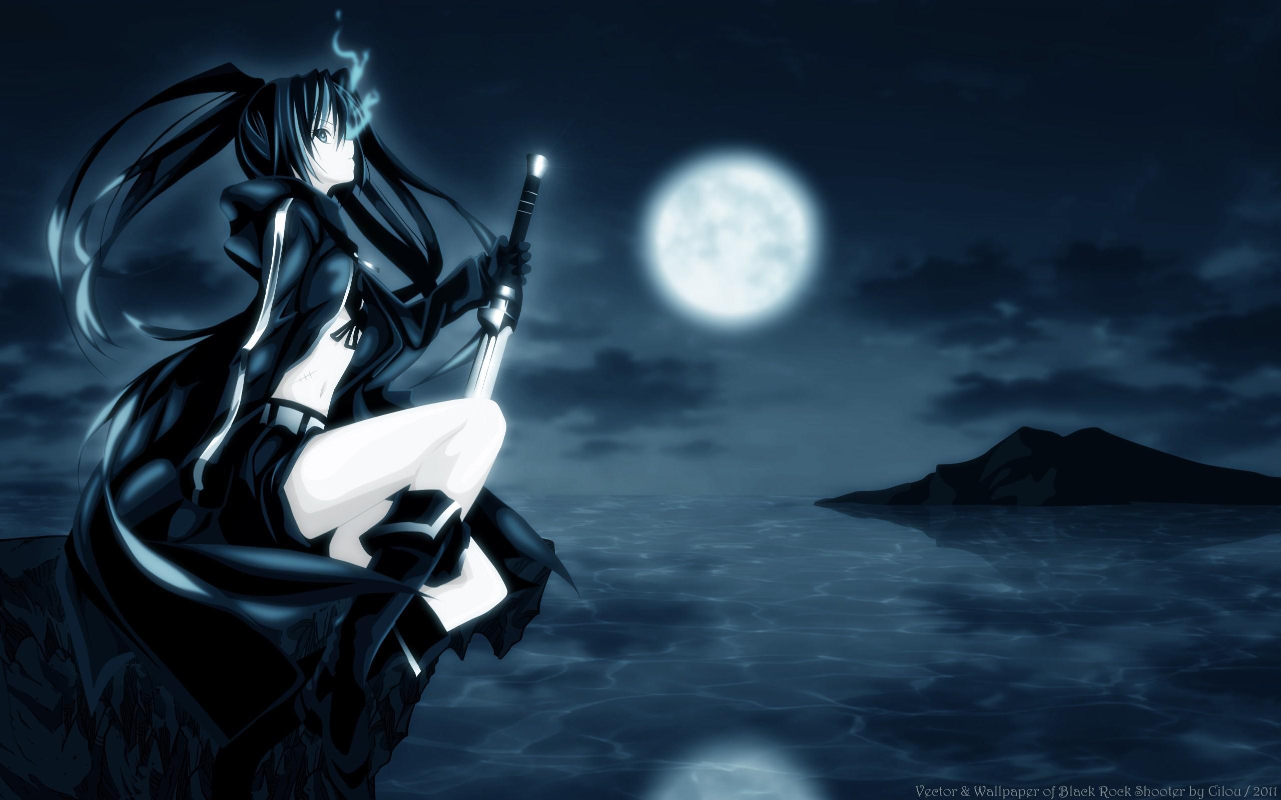 2560x1600 Dark Anime Background