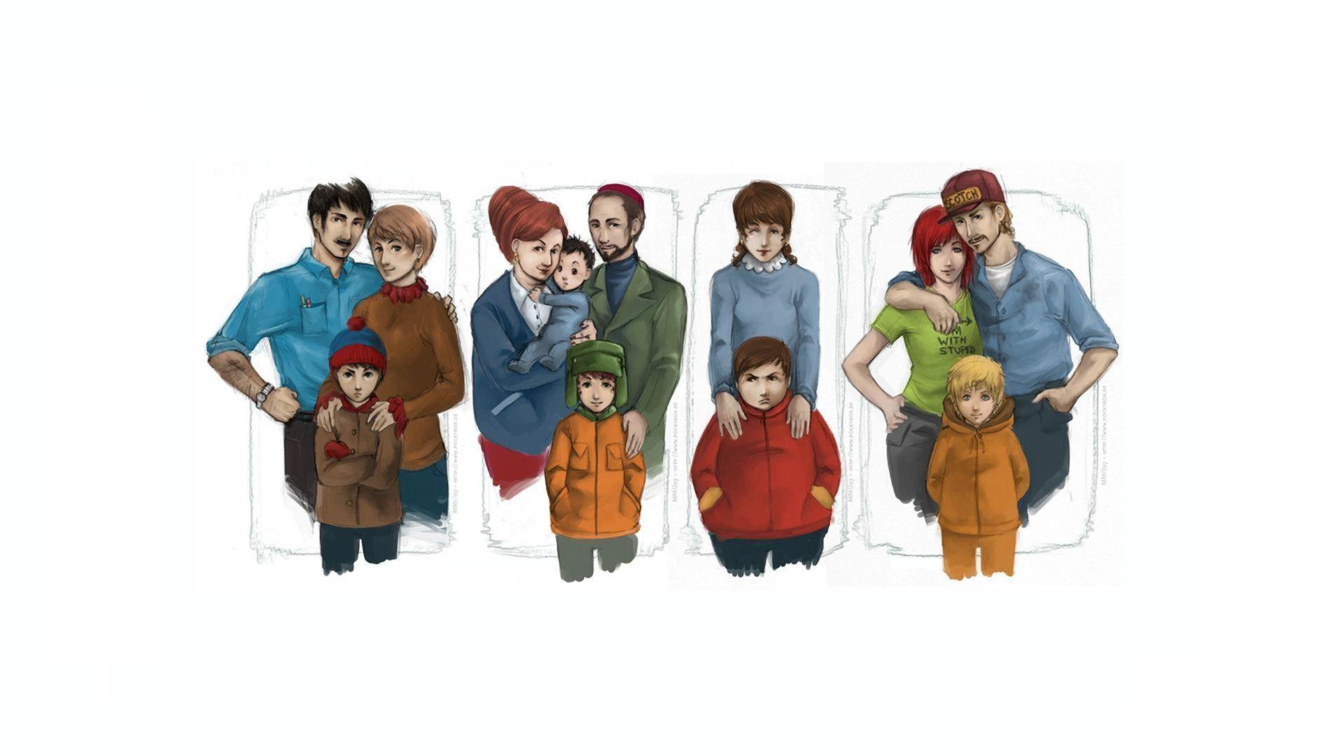 1920x1080 south park kyle broflovski stan marsh kenny mccormick eric cartman Wallpaper HD / Desktop and Mobile Background
