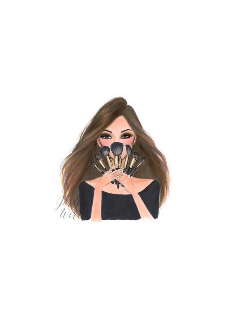 794x1093 Makeup Guru Fashion Illustration Makeup Art Makeup Decor. Etsy. Fashion illustration makeup, Fashion illustration, Children fashion illustration
