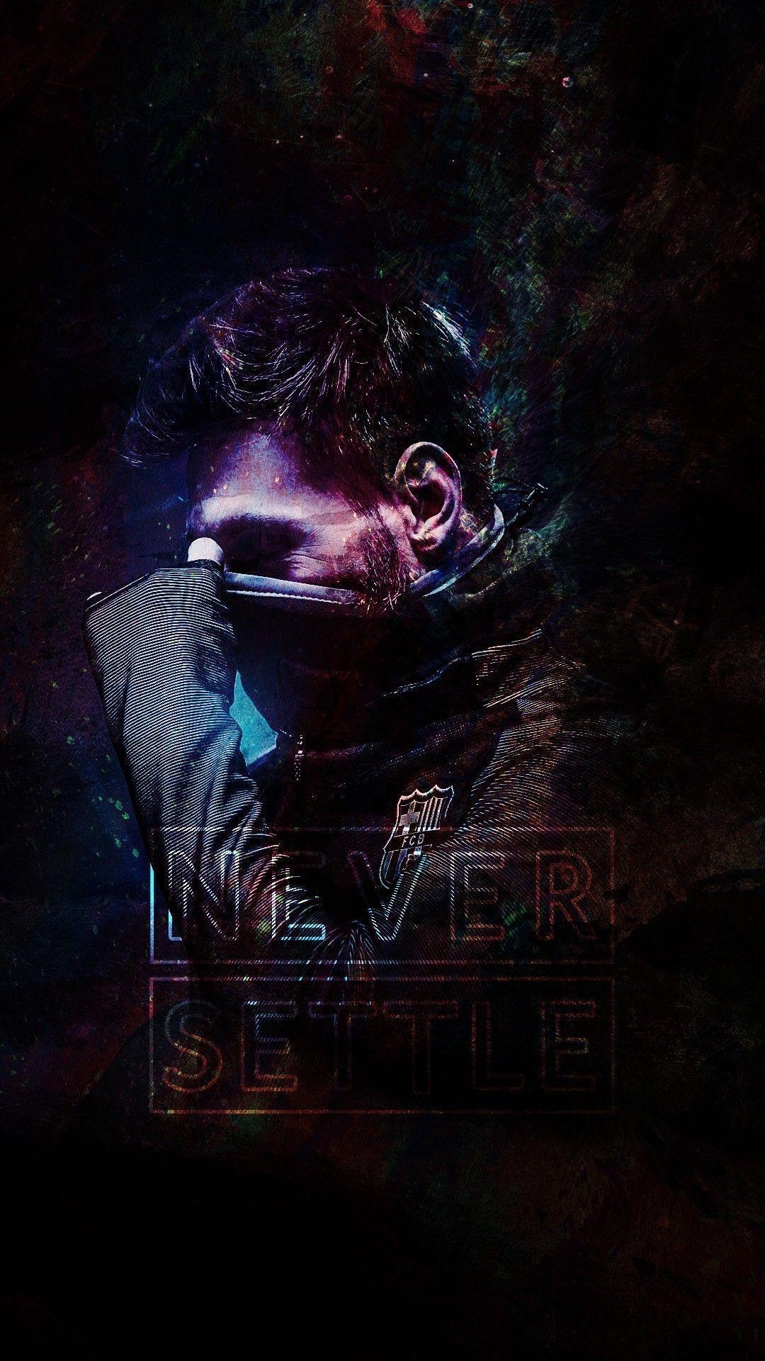 1080x1920 Cool Messi Android Background. Never settle wallpaper, Oneplus wallpaper, Batman wallpaper