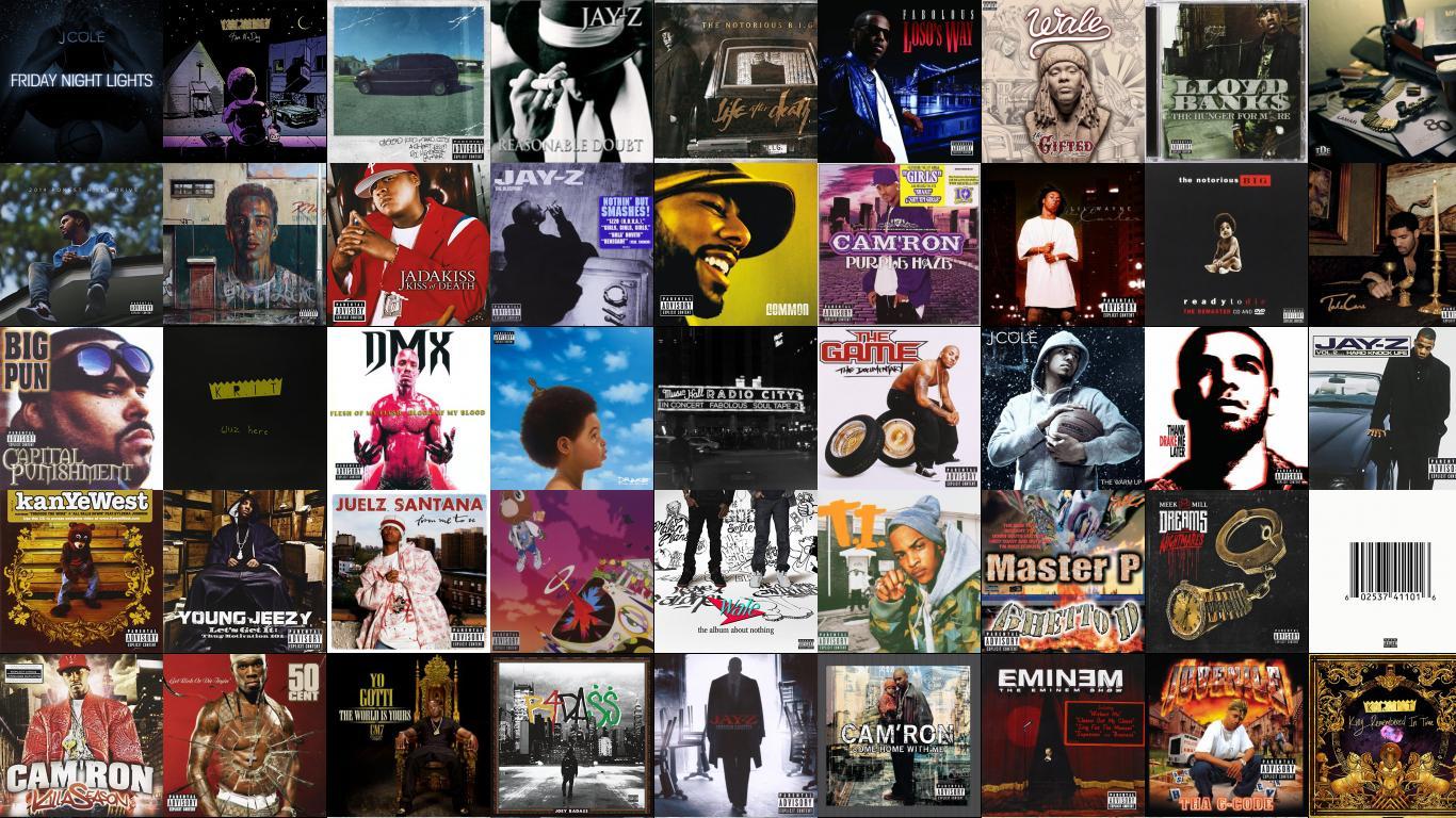 1366x768 Kendrick Lamar J Cole Biggie Tupac HD Wallpaper
