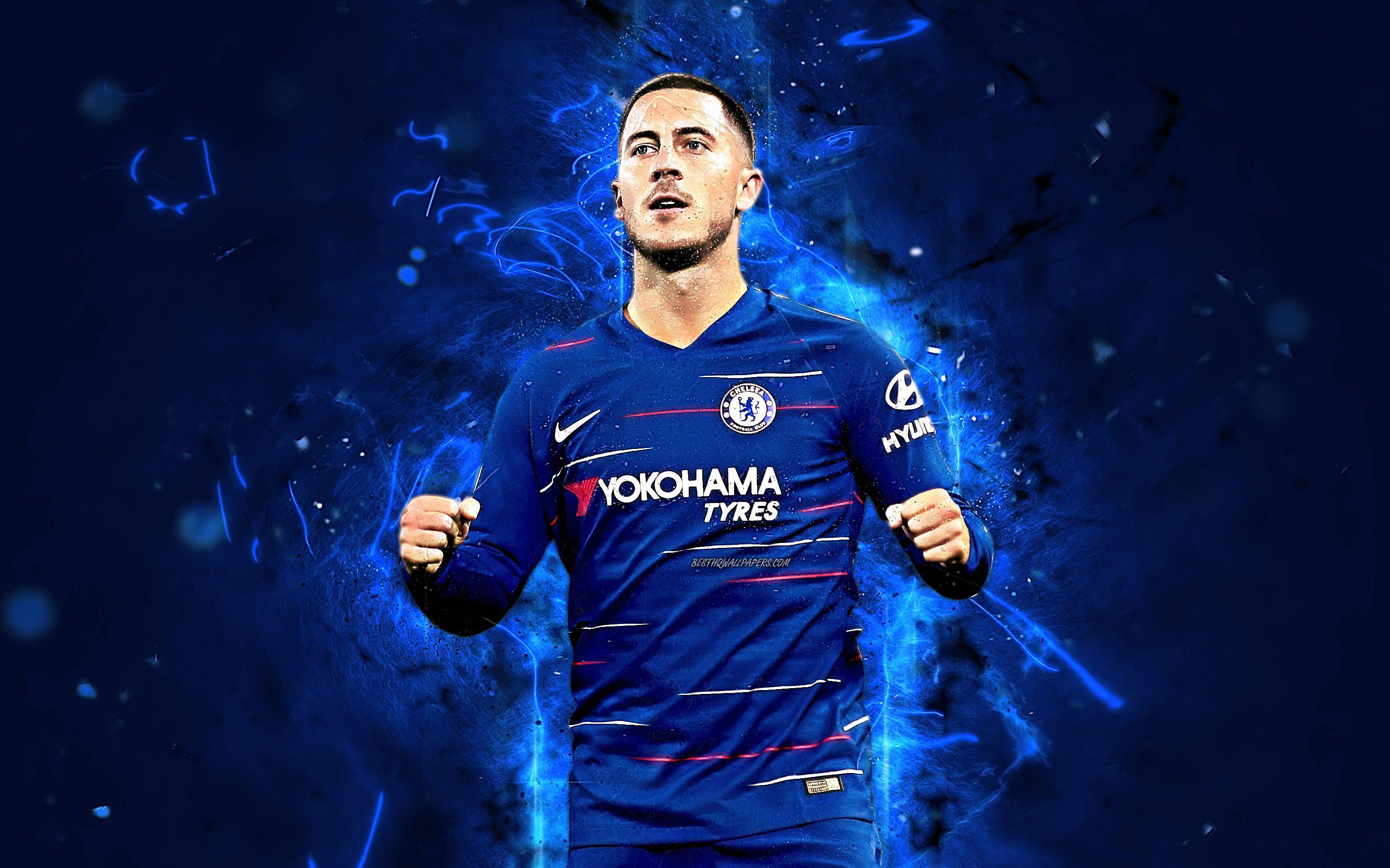 2880x1800 Eden Hazard, Goal, Abstract Art, Chelsea Fc, Belgian Wallpaper Eden Hazard HD Wallpaper