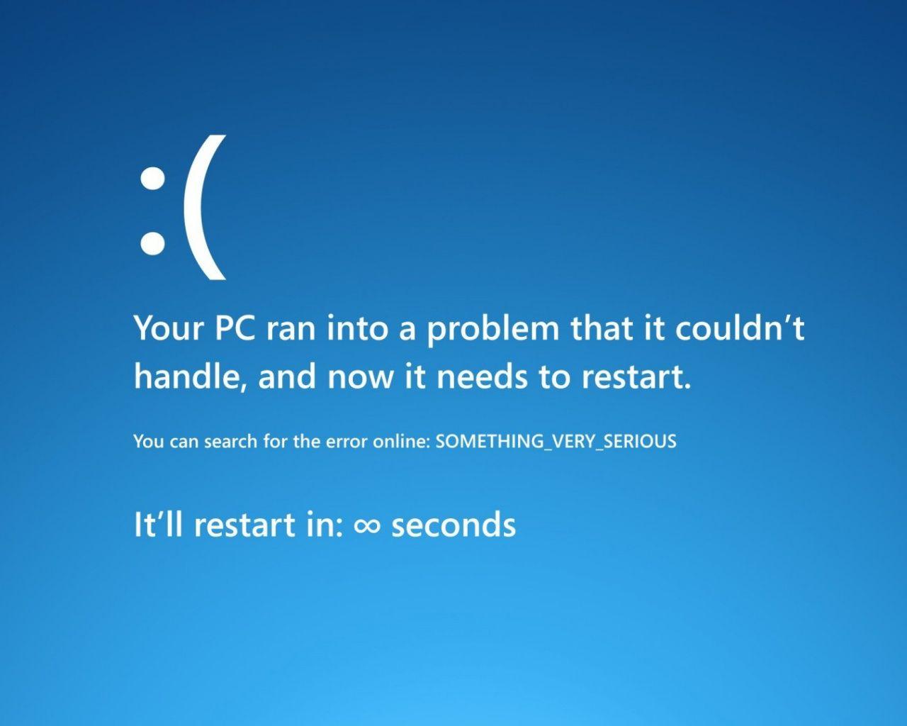 1280x1024 The Computer Says No Funny desktop PC and Mac wallpaper