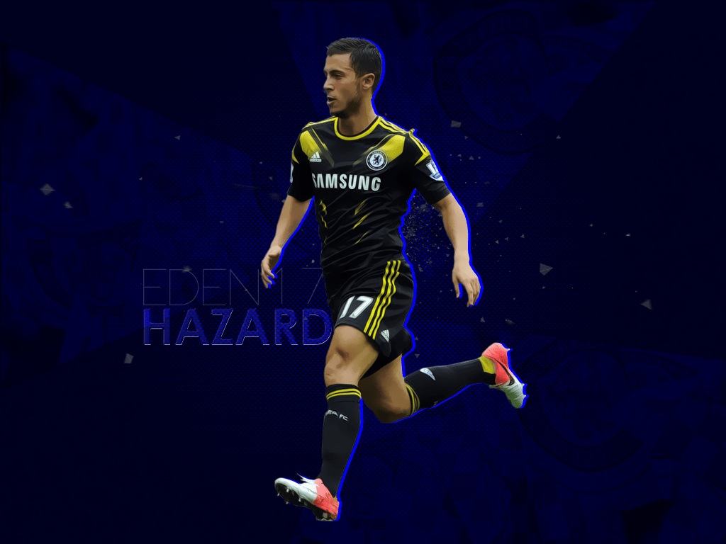 1024x768 Eden Hazard Chelsea Wallpaper HD HD Wallpaper