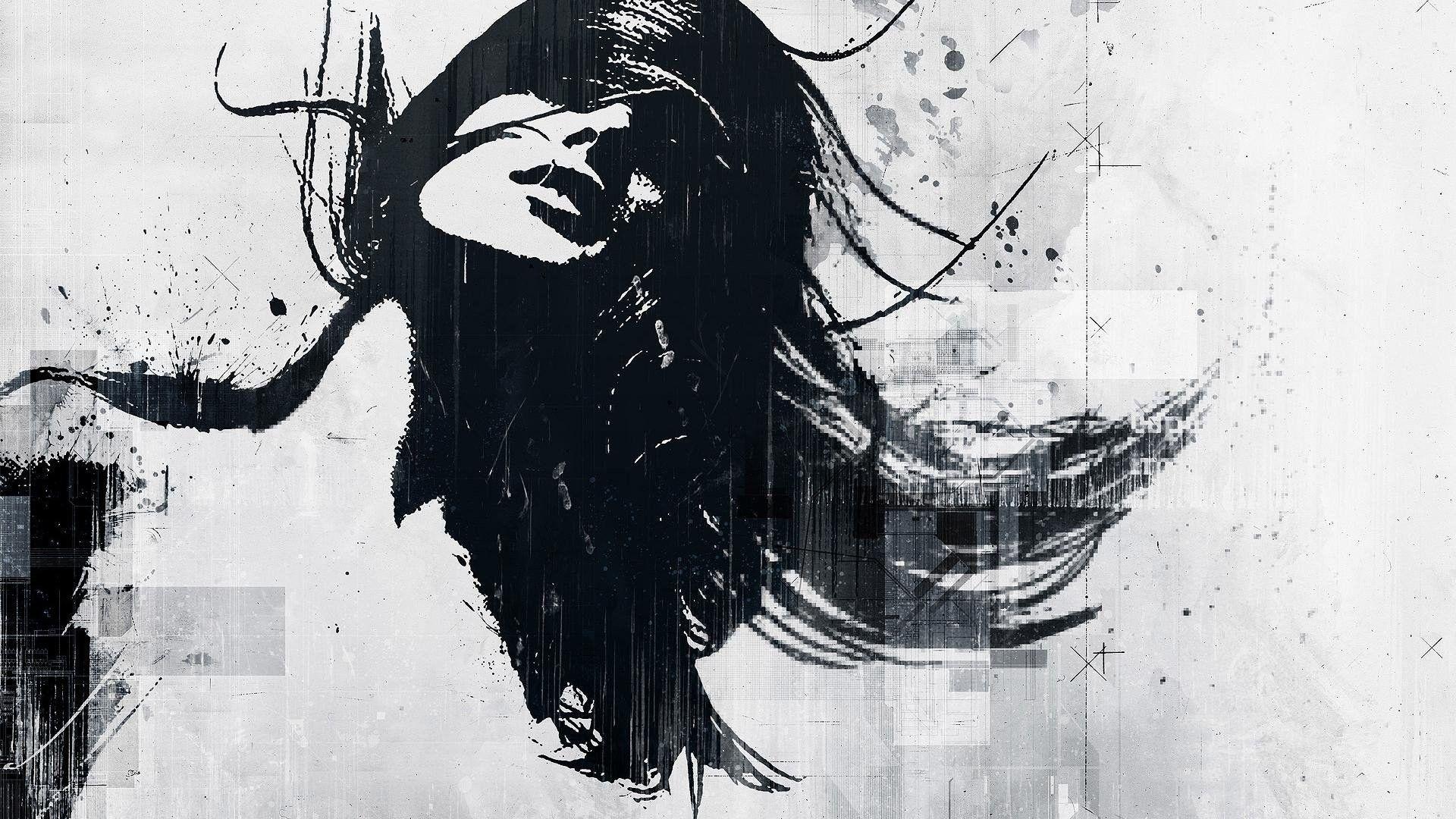 1920x1080 Female Abstract Wallpaper Picture. Alex cherry, Grunge artwork, Fine art