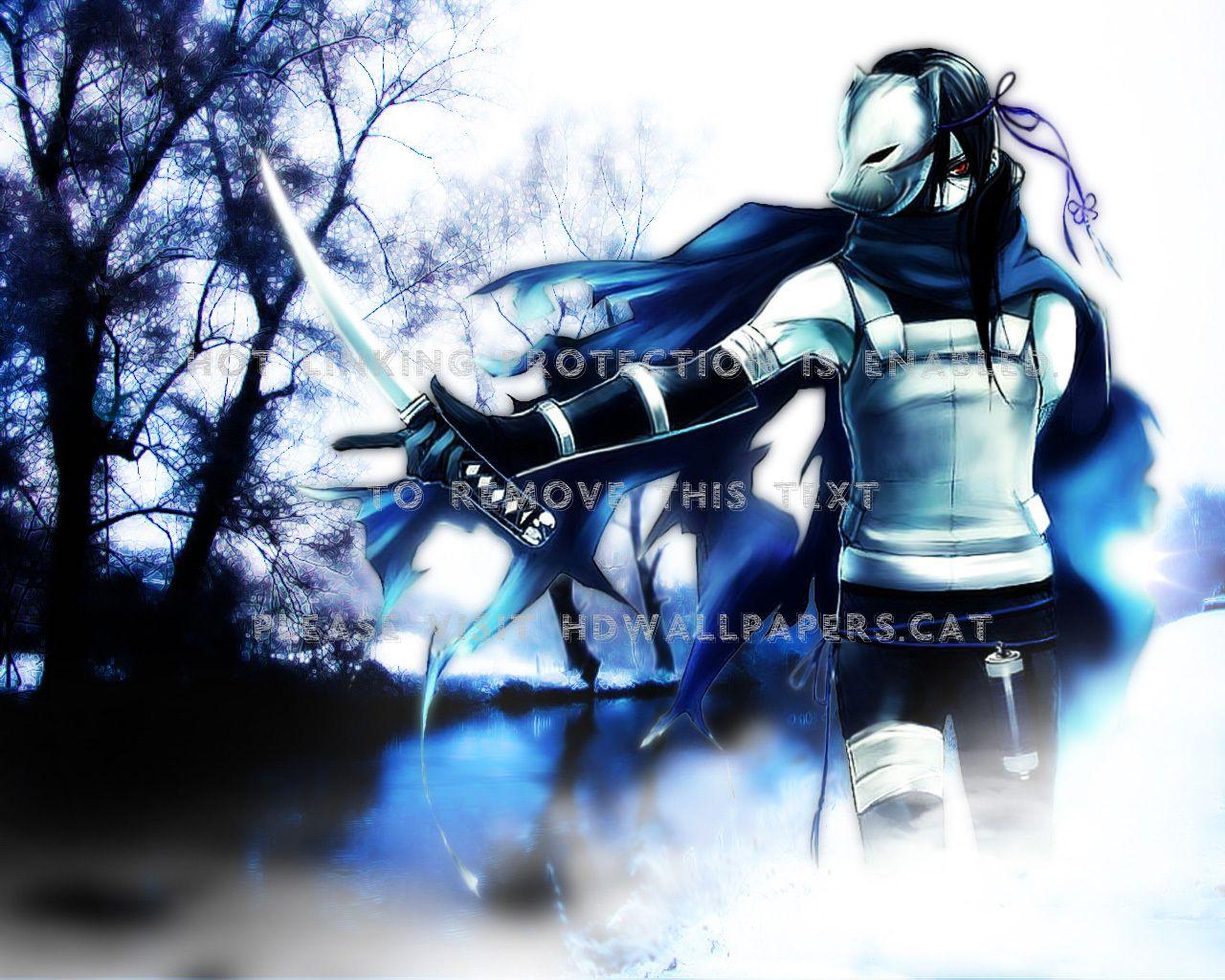 1280x1024 anbu itachi uchiha ninja naruto anime