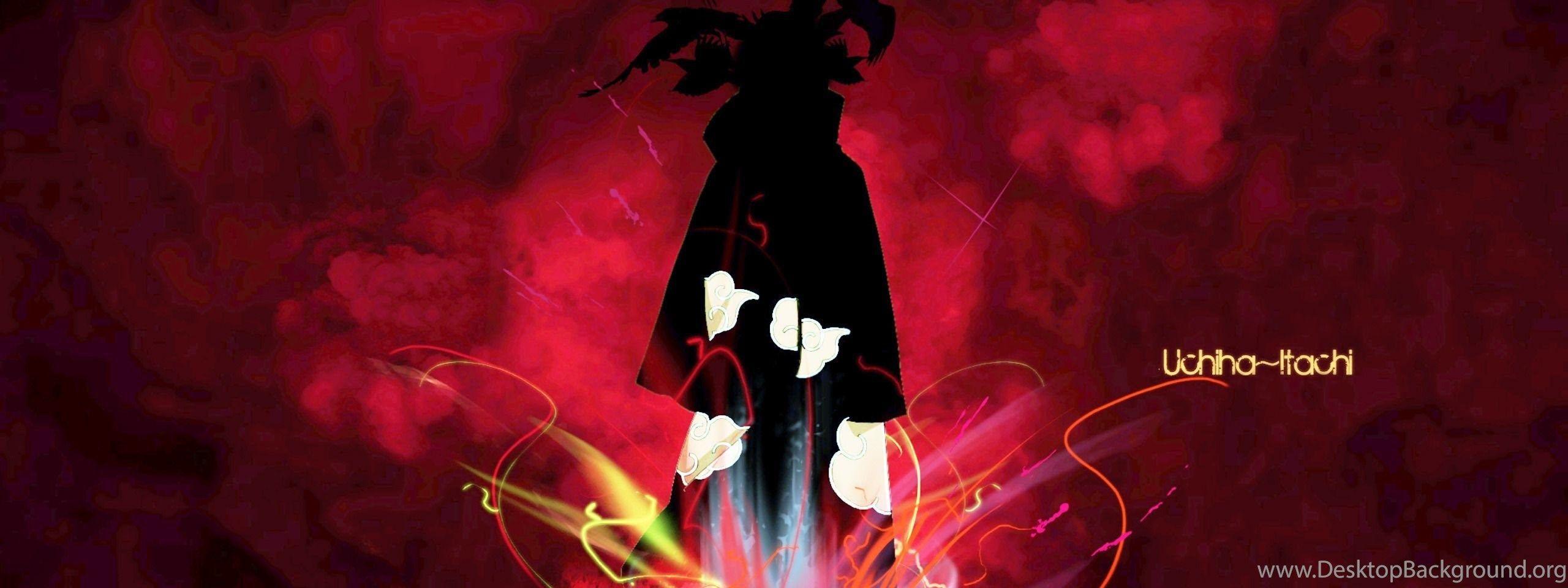 2560x960 Itachi Uchiha Naruto Wallpaper Anime Wallpaper Desktop Background