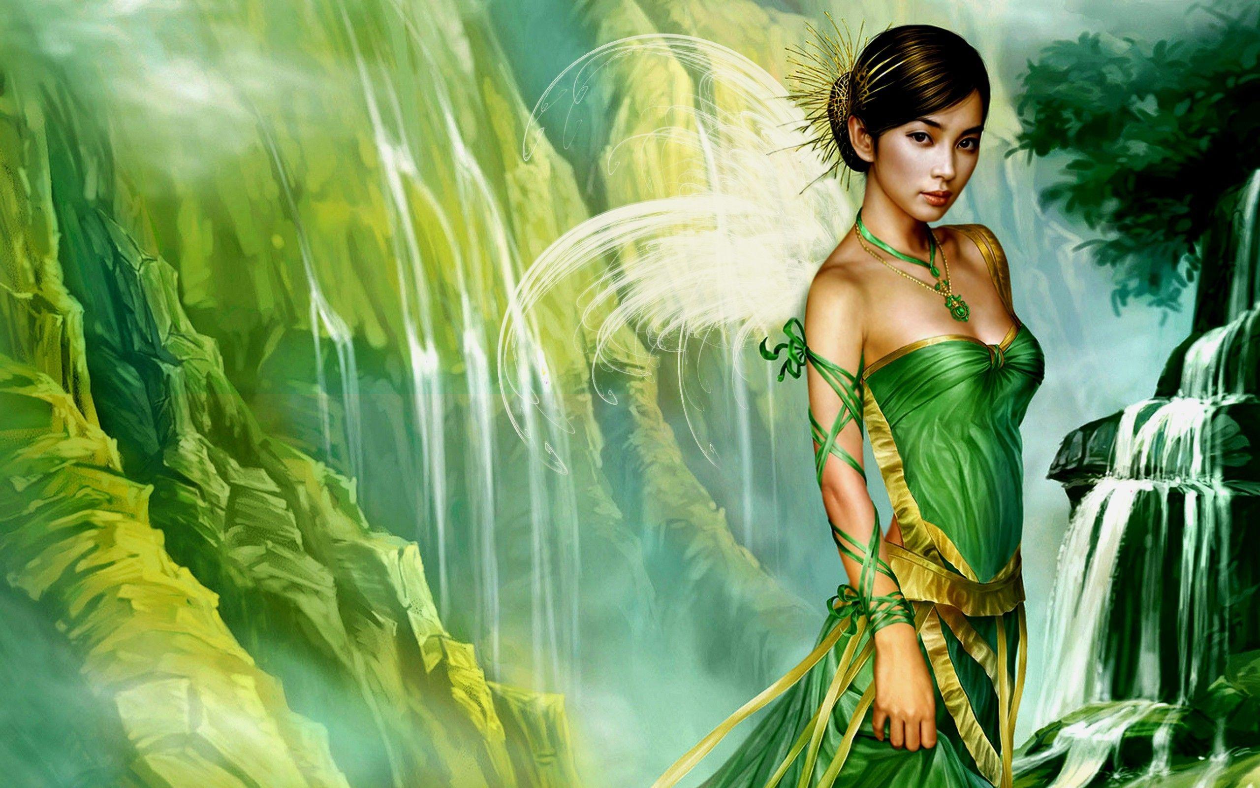 2560x1600 3D Abstract Fantasy Girl HD Wallpaper Free HD Data Girl Wallpaper Fantasy HD Wallpaper