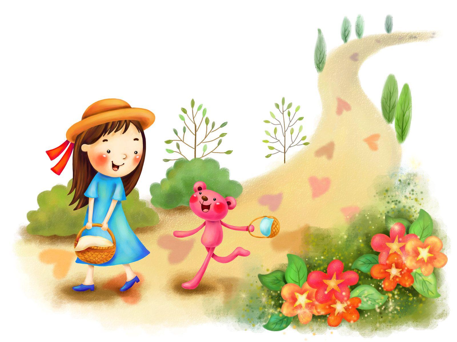 1600x1200 Cute Cartoon Wallpaper