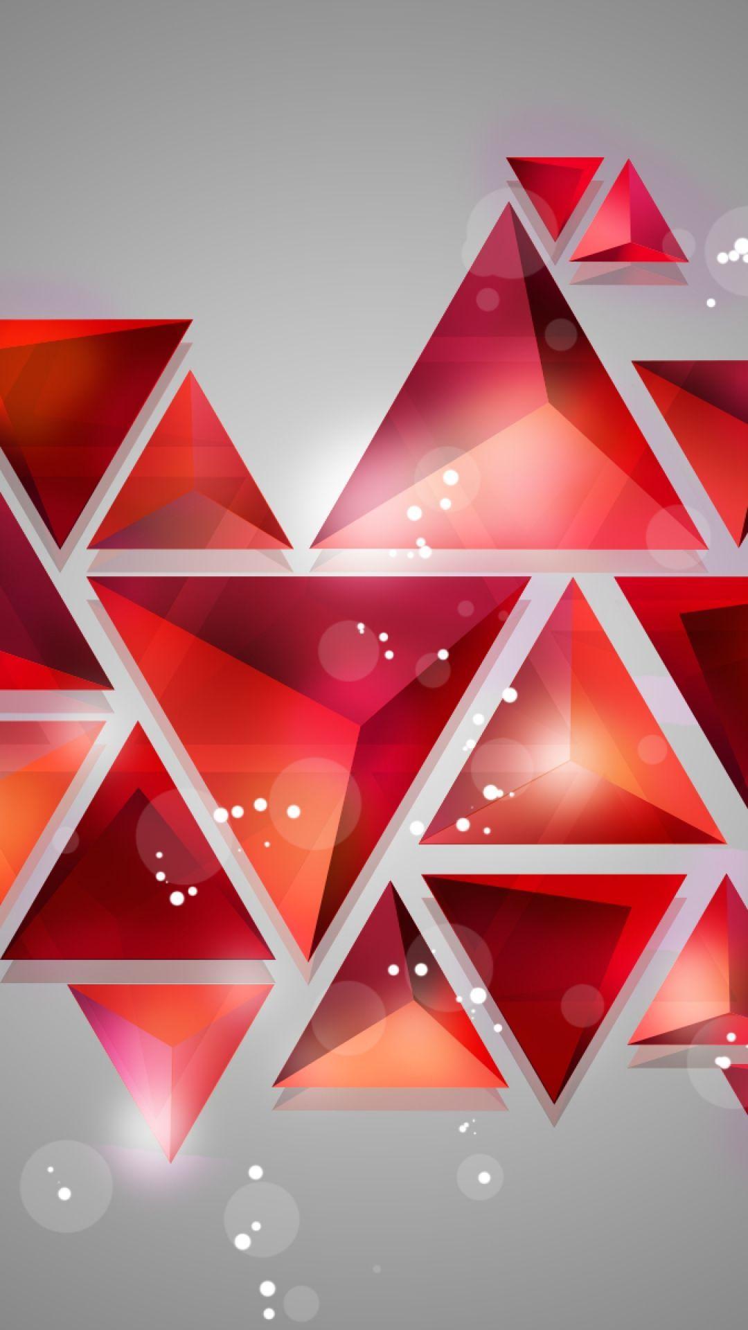 Red Geometric Shapes Wallpapers Top Free Red Geometric Shapes