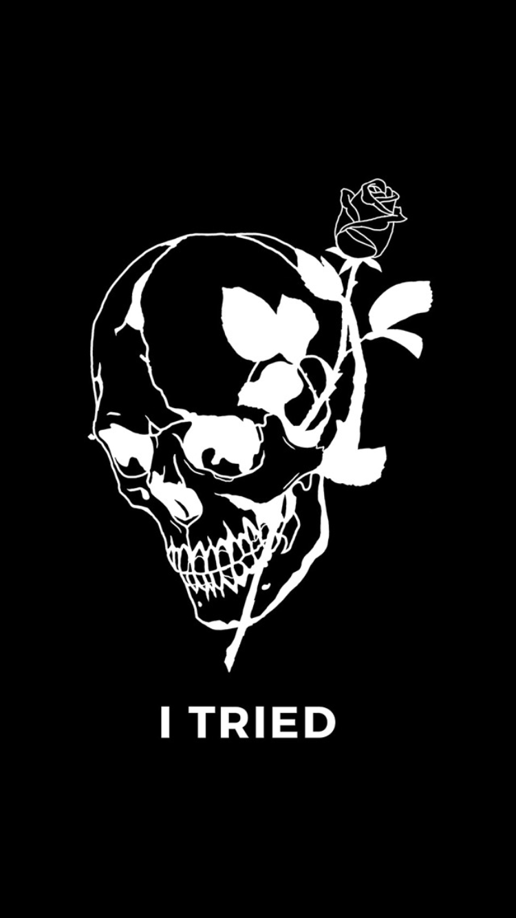 750x1334 CRAZY KHOPDI I am taird. Etsy art prints, Dark art drawings, Skull wallpaper