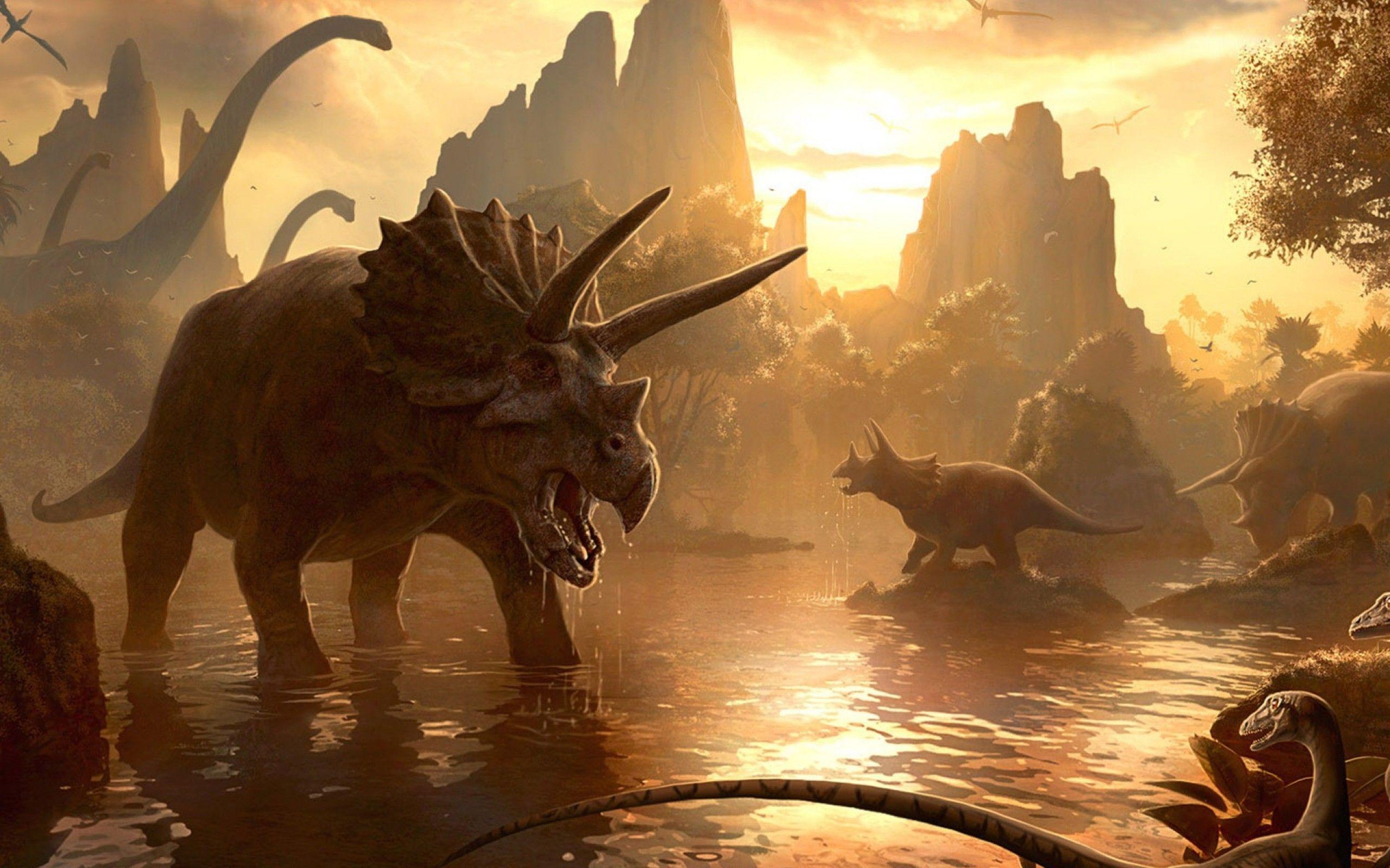 2560x1600 Android Wallpaper: Walking with Dinosaurs
