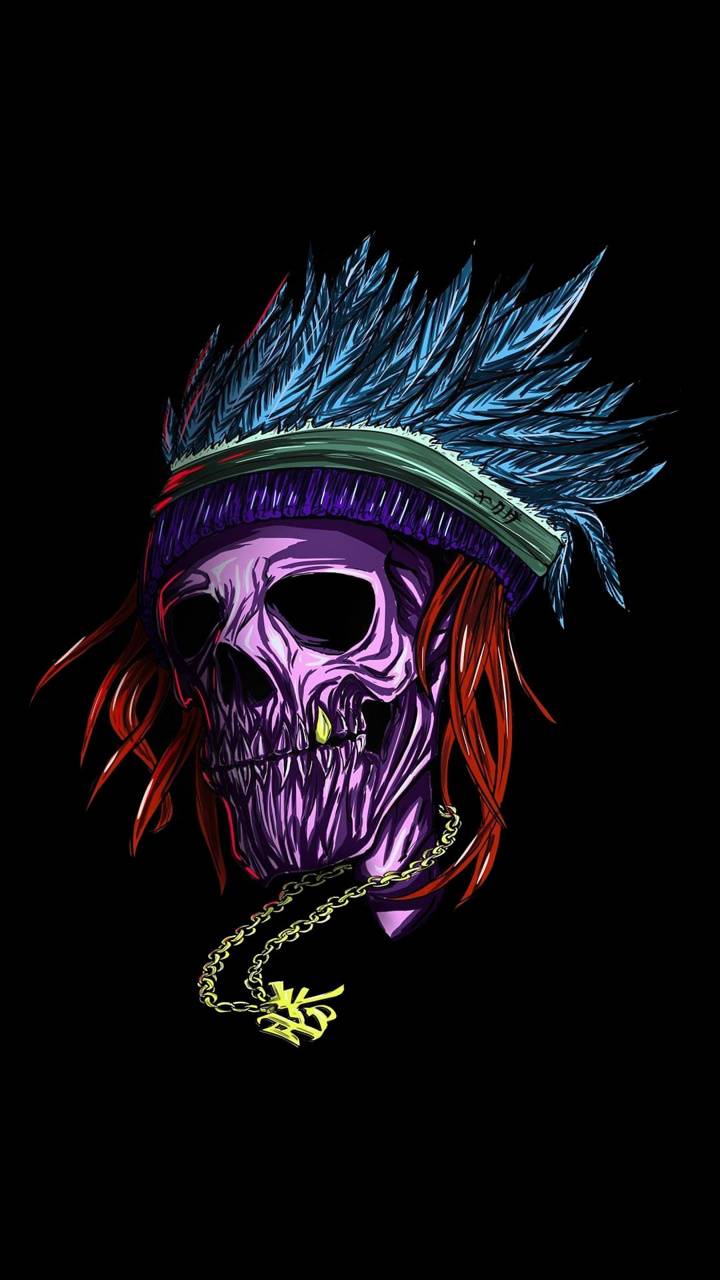 720x1280 Yakuza Skull wallpaper
