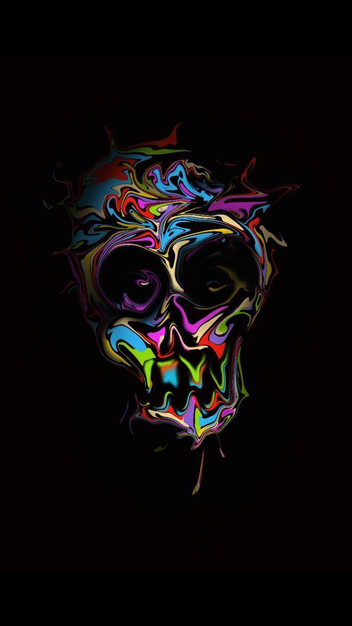 720x1280 iPhone wallpaper. Nature iphone wallpaper, Skull artwork, Skull wallpaper