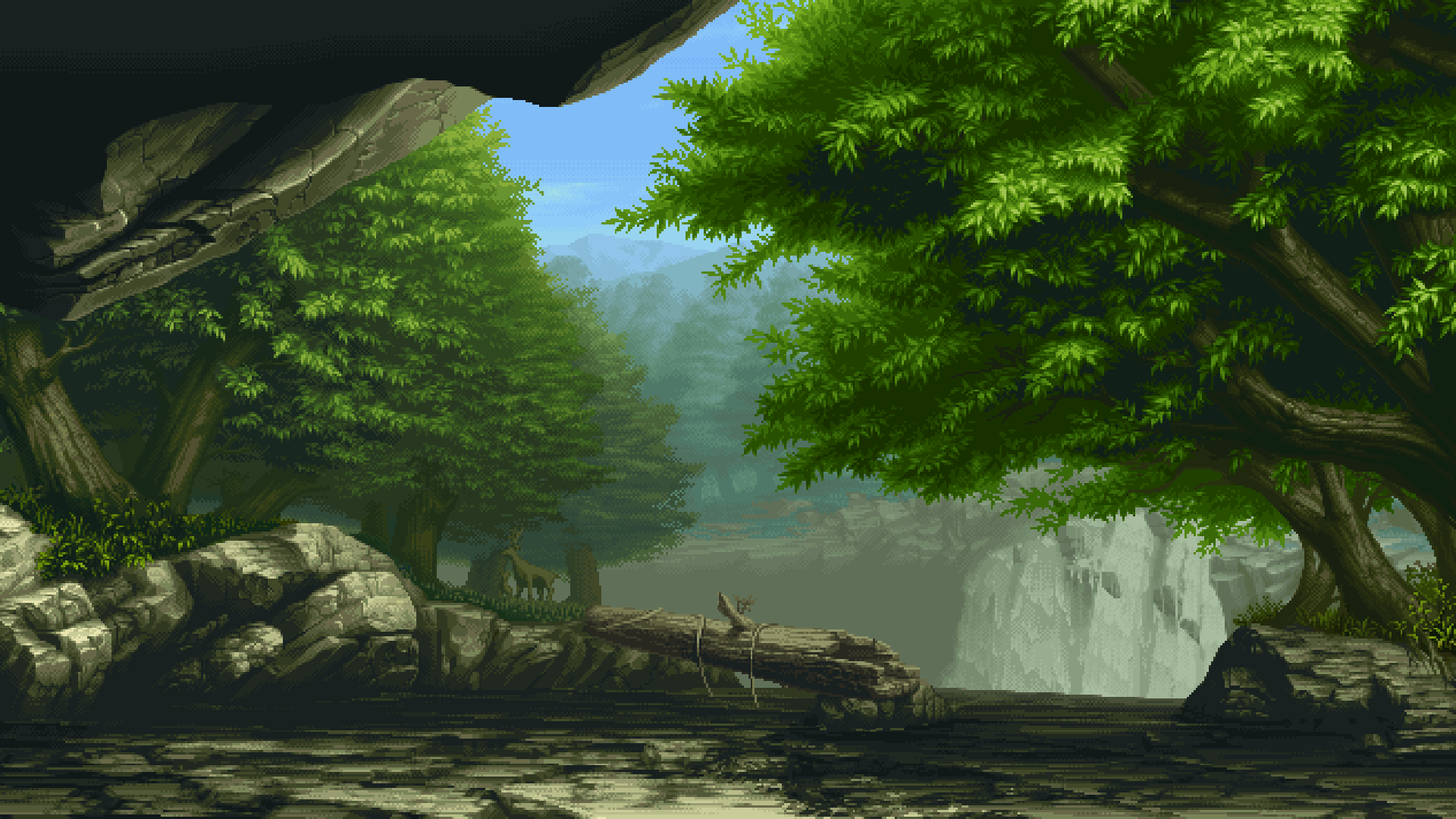 Featured image of post Wallpaper Pixel Art Forest Background If you are looking for pixel art wallpapers your search ends here