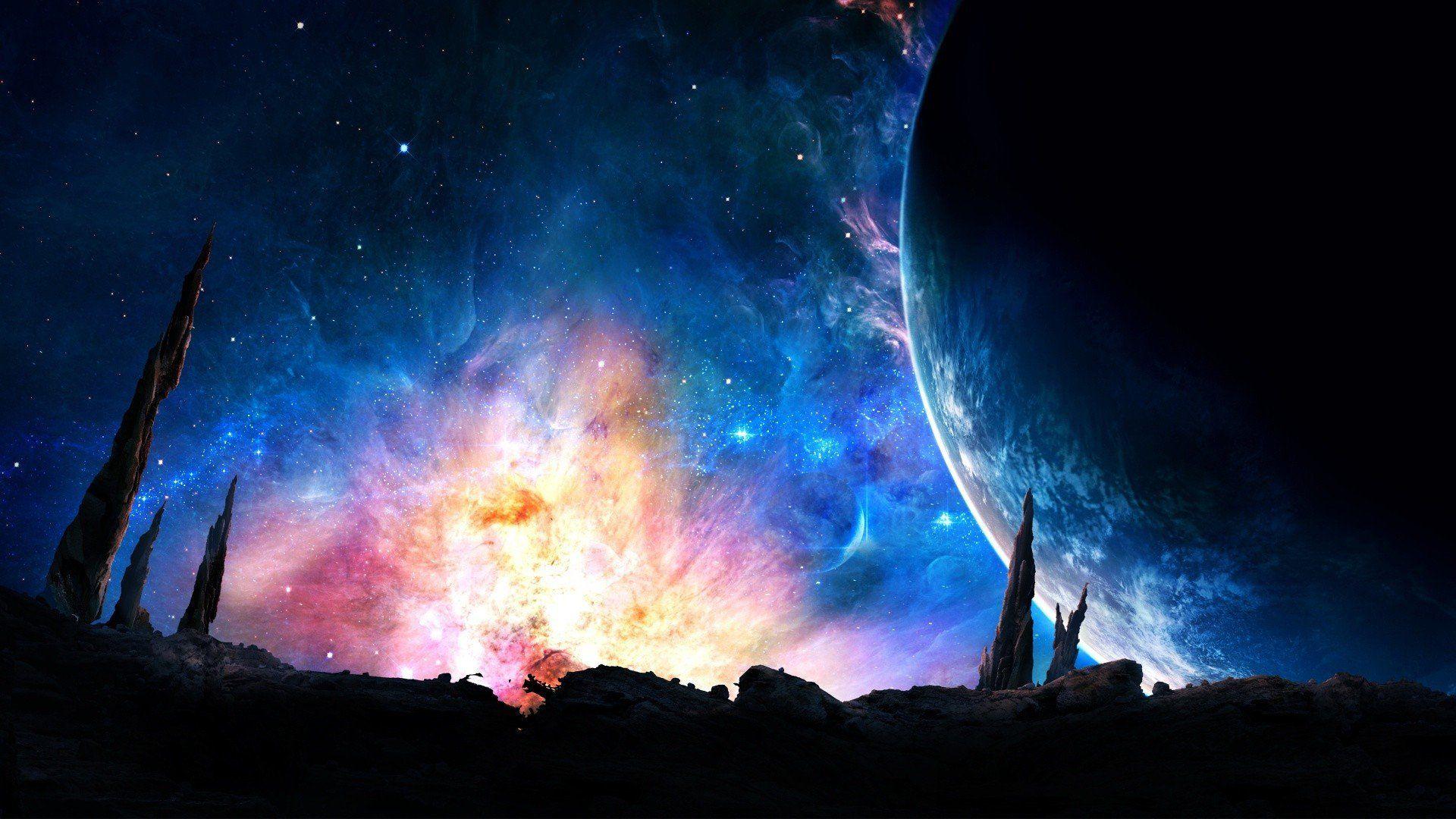 1920x1080 science fiction, Planet, Space HD Wallpaper / Desktop and Mobile Image & Photo