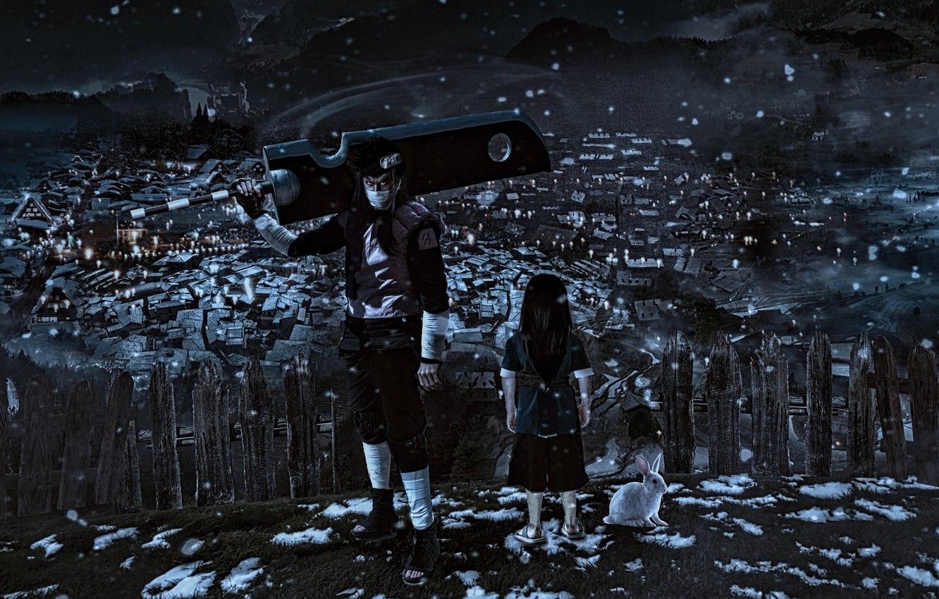 1332x850 Wallpaper Naruto, ken, blade, cosplay, ninja, assassin, shinobi, Naruto Shippuden, nukenin, Zabuza, hidden, ANBU, ninja vest, kekkei genkai, habbit, Kirigakure no Sato image for desktop, section сёнэн