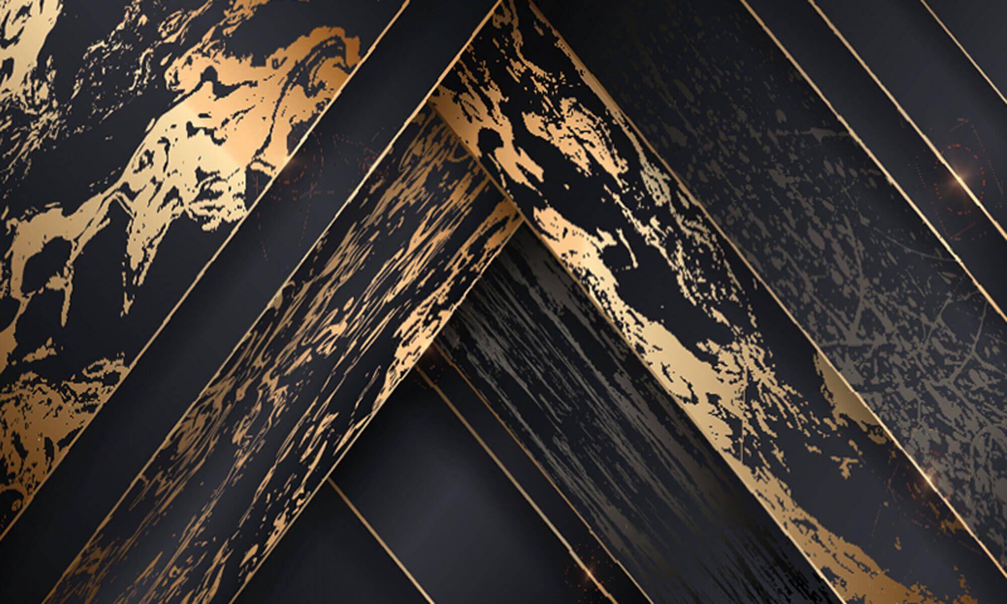 2000x1200 Abstract Design With Geometric Shapes Wallpaper Mural