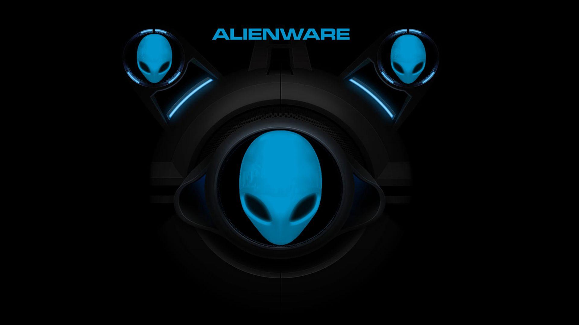 1920x1080 Blue Alienware Wallpaper