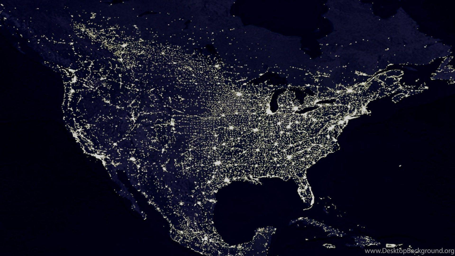 1920x1080 Night, Maps, City Lights wallpaper Desktop Background