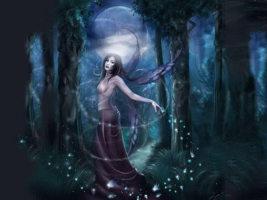 1024x768 Beautiful Wallpaper Dark Fairy