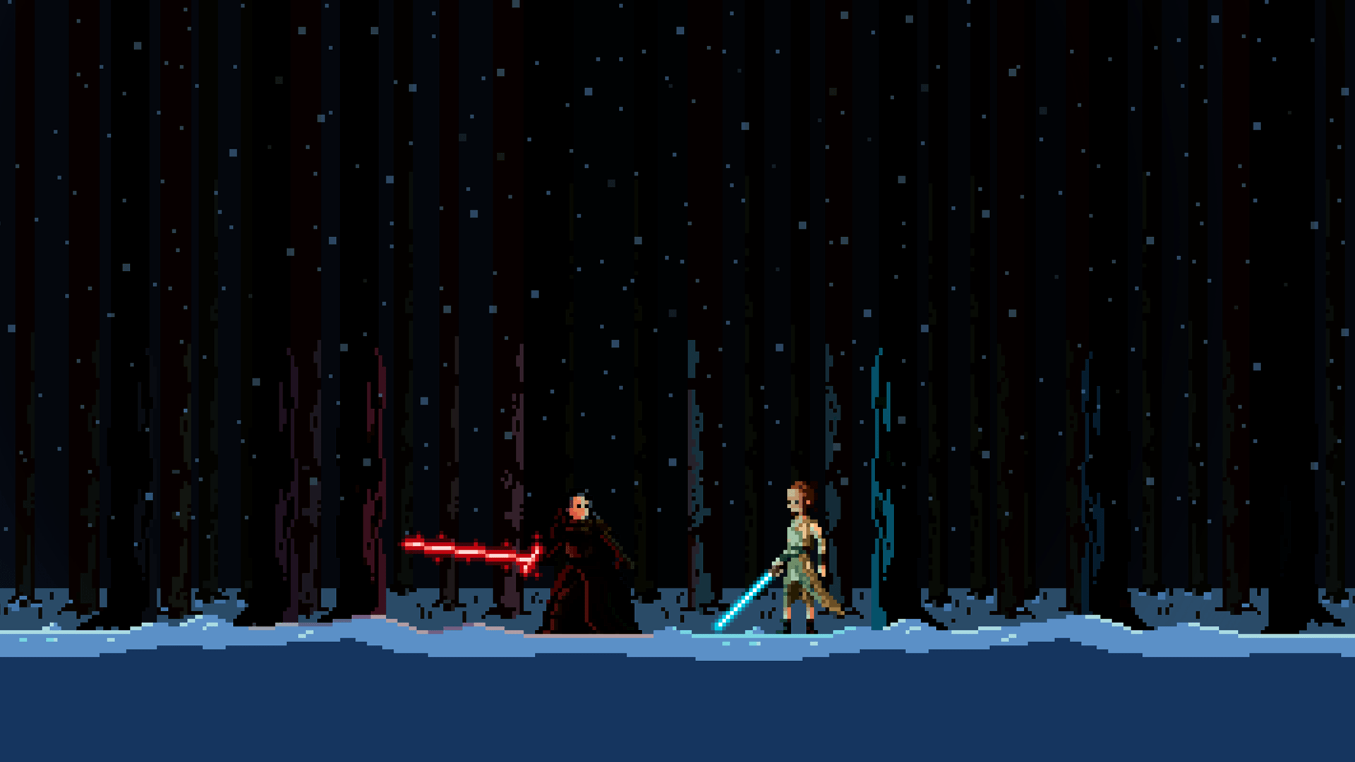 1920x1080 Wallpaper desktop Wars Pixel Art