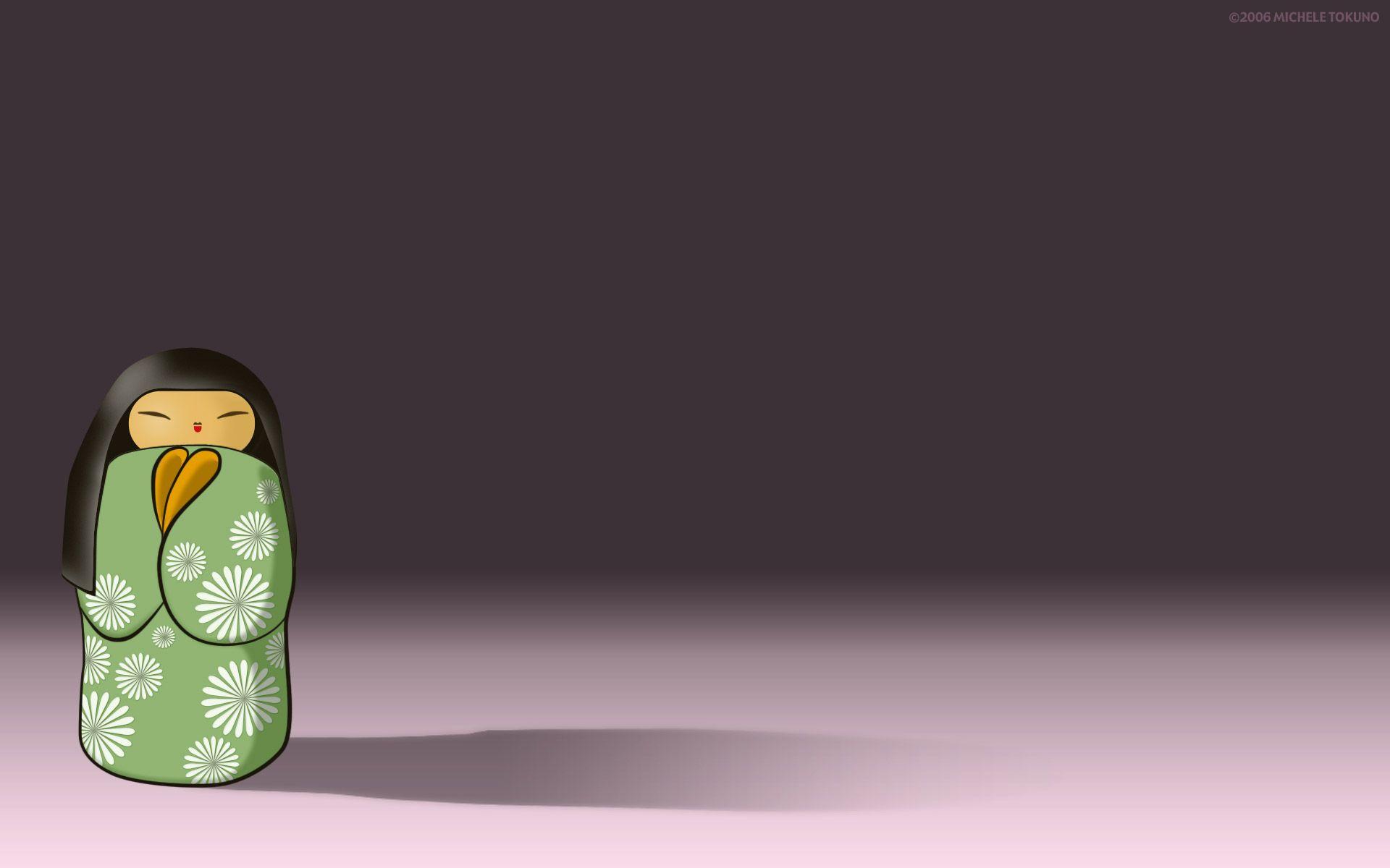 1920x1200 SimpleDesktops: Girl's Day: Kokeshi Doll (Desktop Picture, Wallpaper)