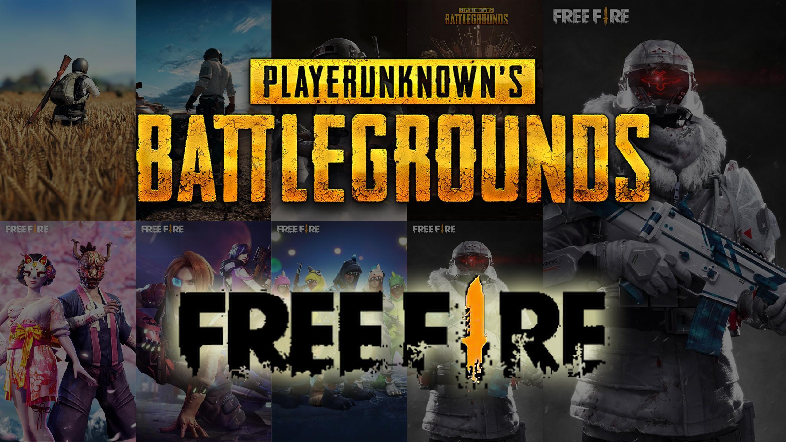 Pubg vs Free Fire Wallpapers Top Free Pubg vs Free Fire Backgrounds WallpaperAccess
