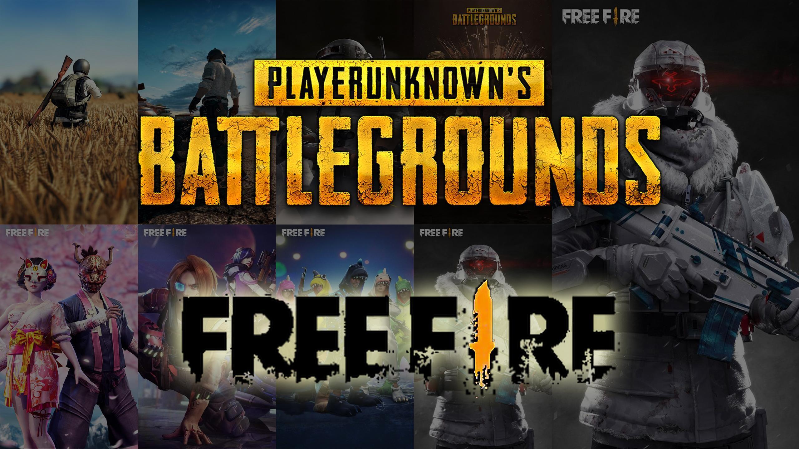 which one is famous pubg or free fire