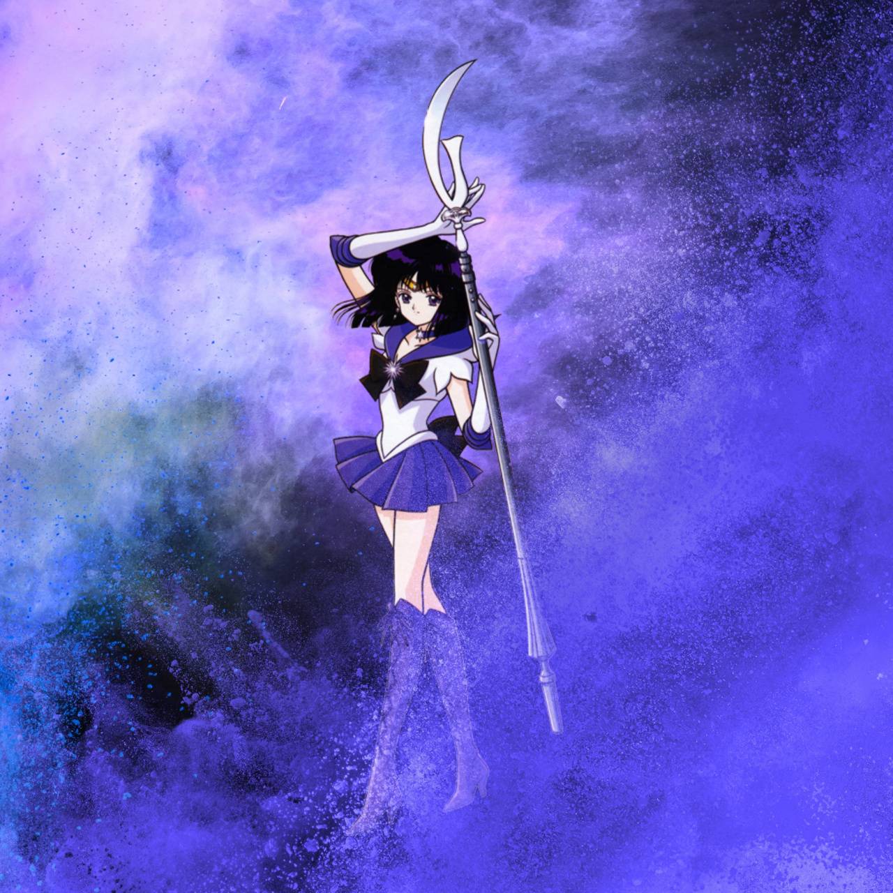 1280x1280 Sailor Saturn wallpaper
