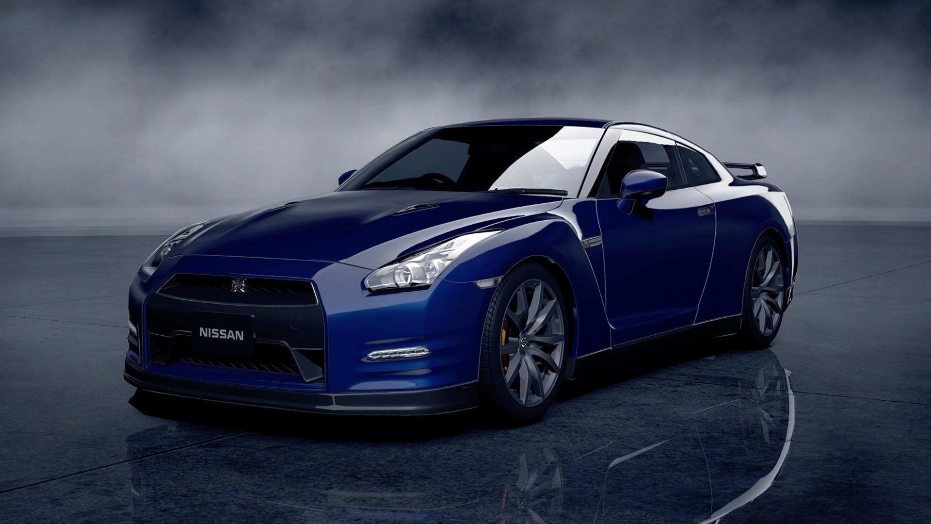 1920x1080 Nissan Gt R Godzilla Blue R35 Data Src Gtr R35 Wallpaper Gtr R35 Blue HD Wallpaper