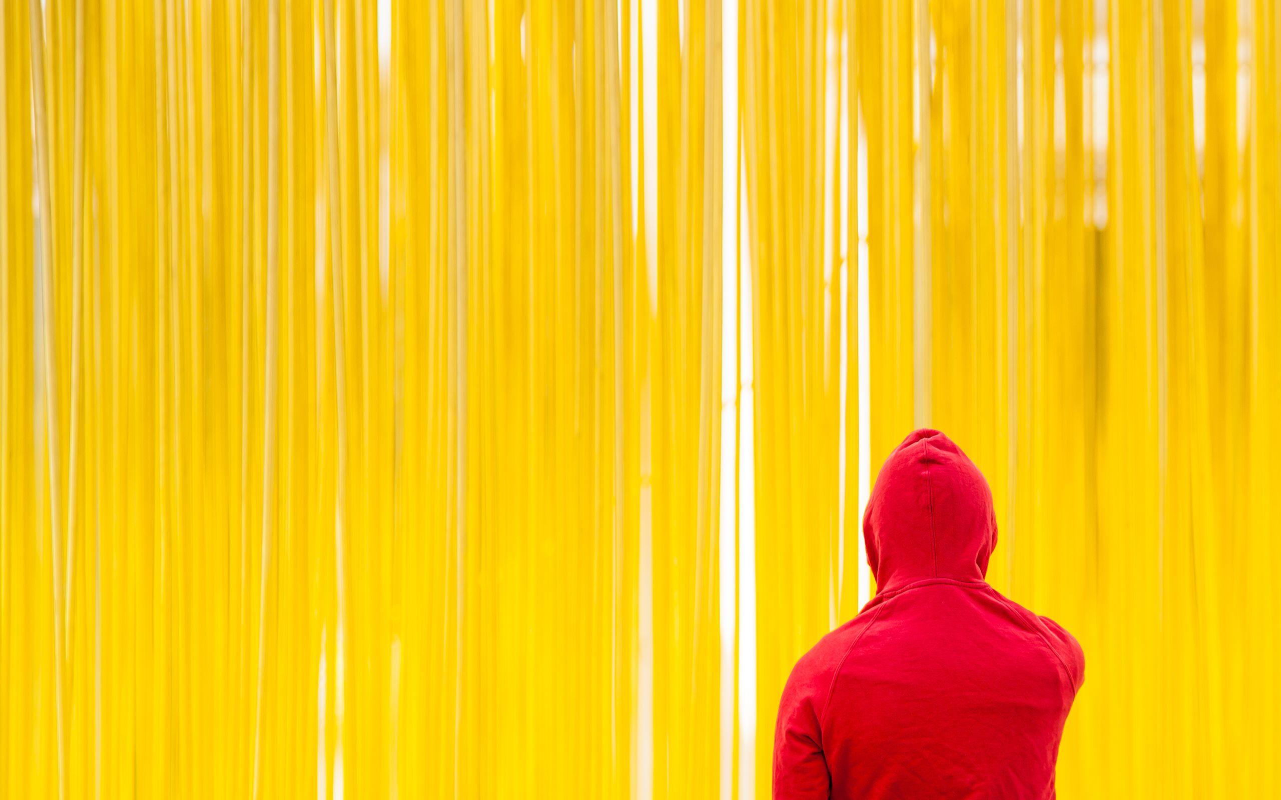 2560x1600 Wallpaper Hoodie, Yellow strings, Android, Stock, HD, Photography