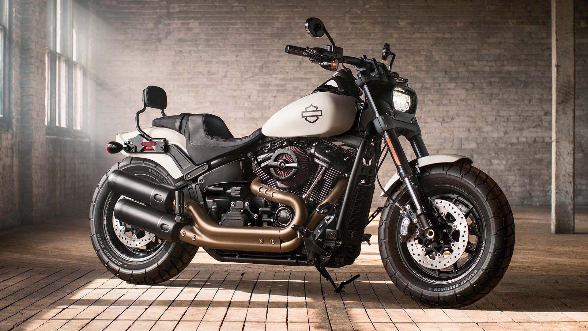 1920x1080 Harley Davidson Softail Fat Bob Wallpaper