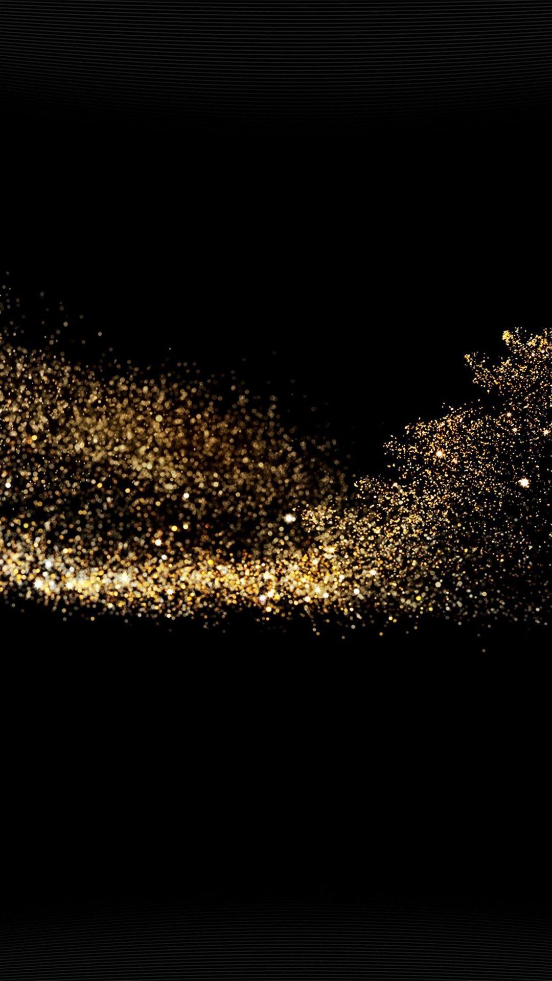 1080x1920 Black and Gold iPhone Wallpaper