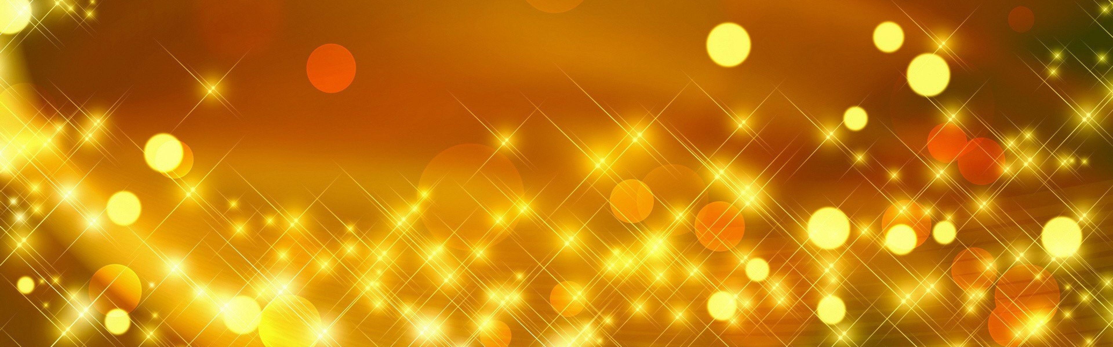 3840x1200 Gold Wallpaper