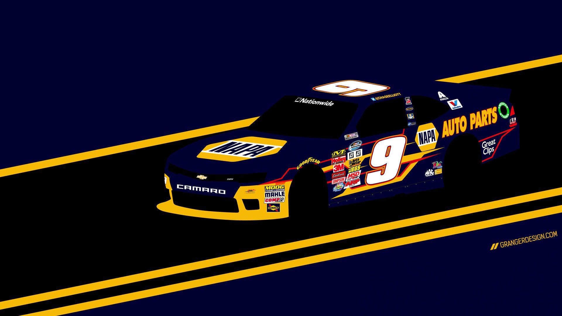 1920x1080 Chase Elliott 24 Wallpaper