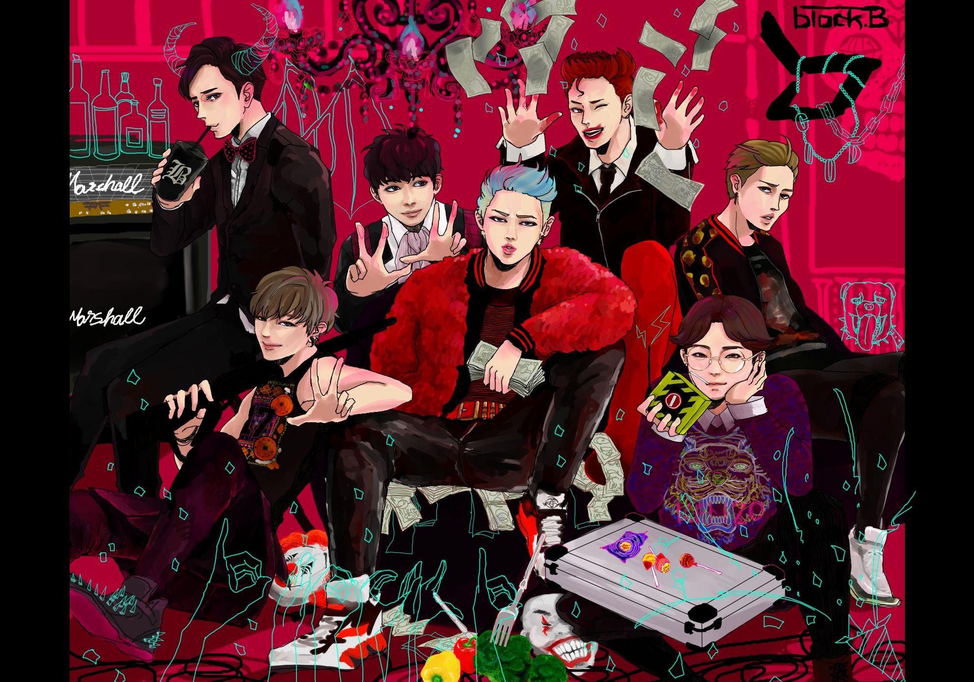 Block b. Block b kpop. Группа Block b BTS. Аниме поп.