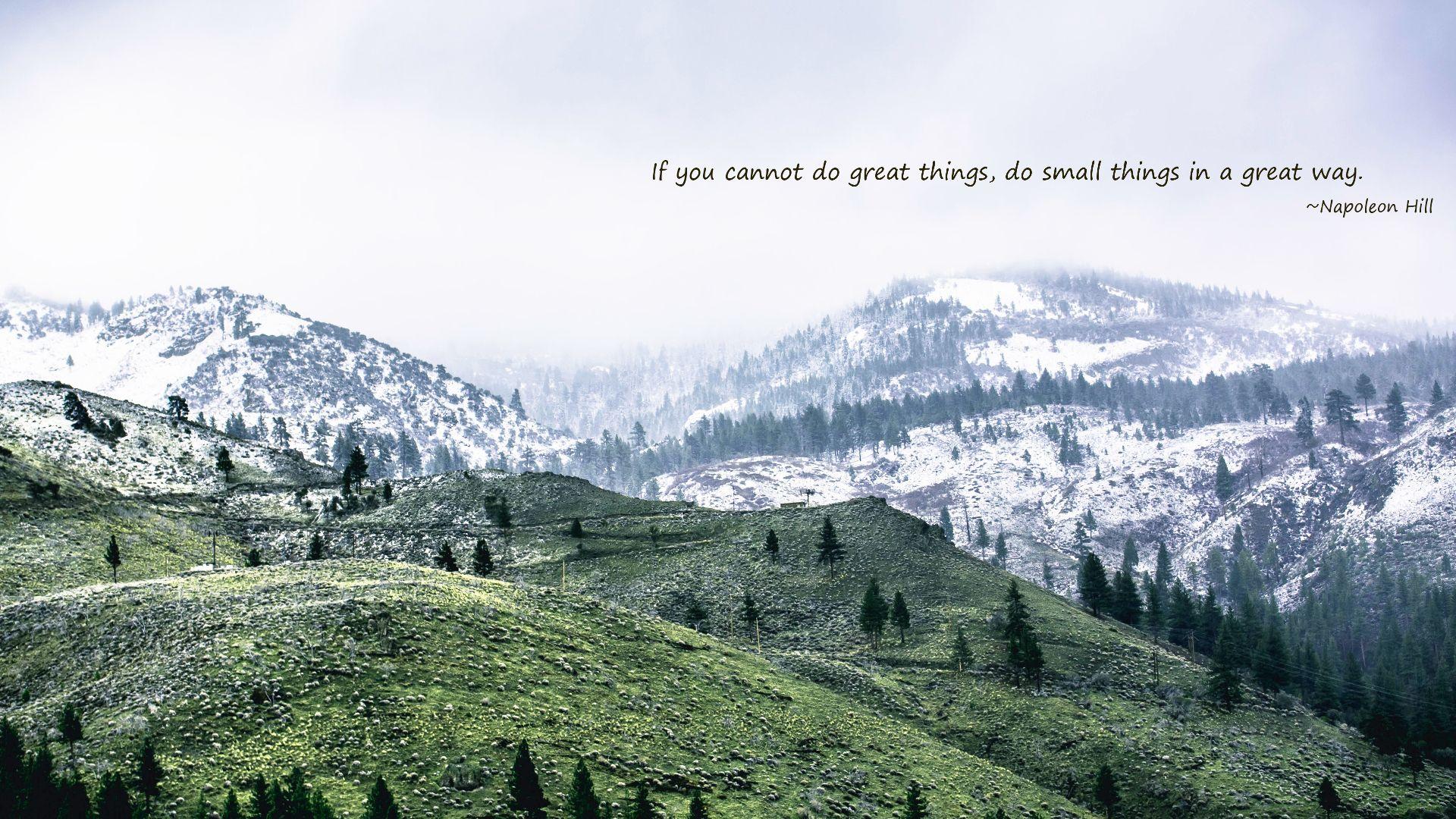 1920x1080 4K Wallpaper If you cannot do great things do small things.
