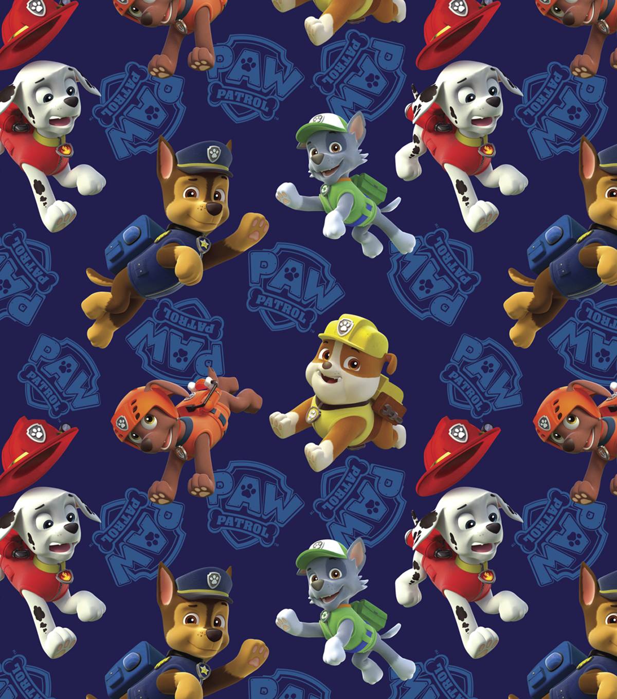 1200x1360 Paw Patrol Pattern