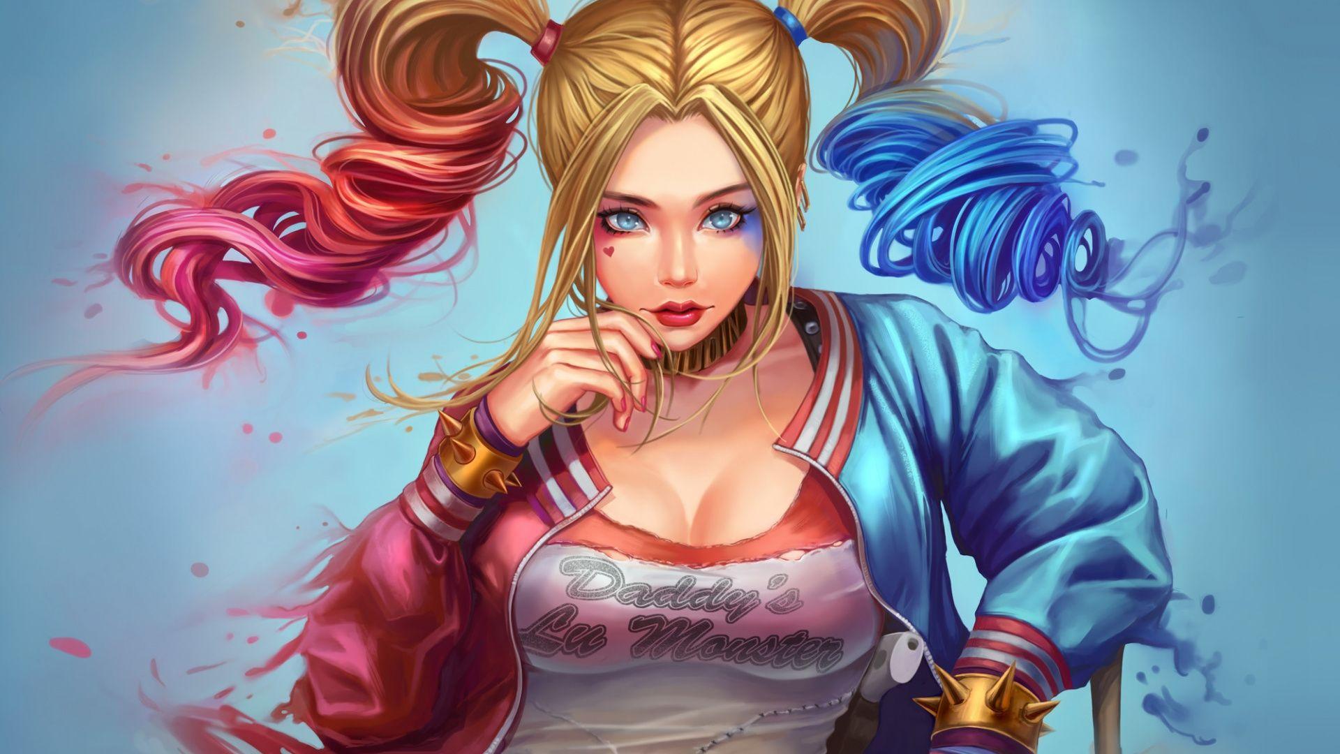 1920x1080 Harley Quinn Desktop Wallpaper HD HD Wallpaper