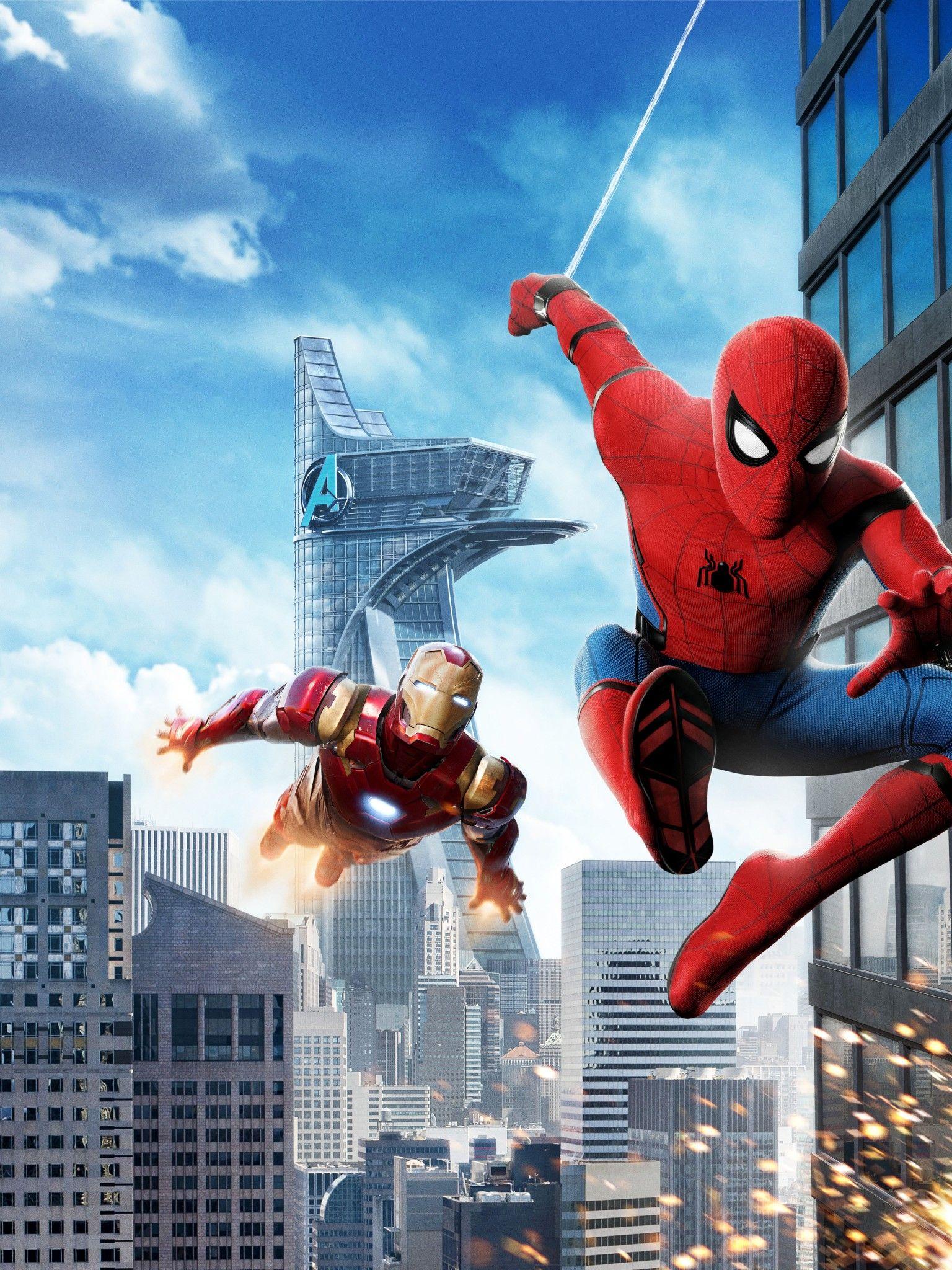 1536x2048 Wallpaper Spider Man: Homecoming, Iron Man, HD, 4K, 8K, Movies,. Wallpaper For IPhone, Android, Mobile And Desktop