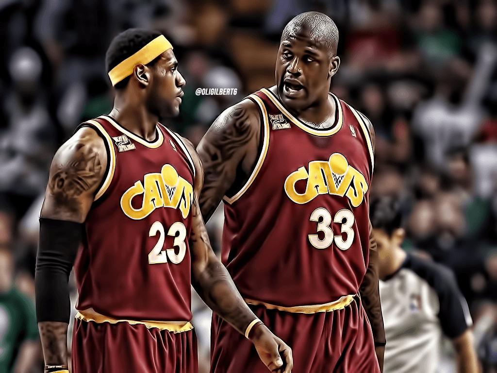 1024x768 Penny Hardaway Shaq Miami Heat